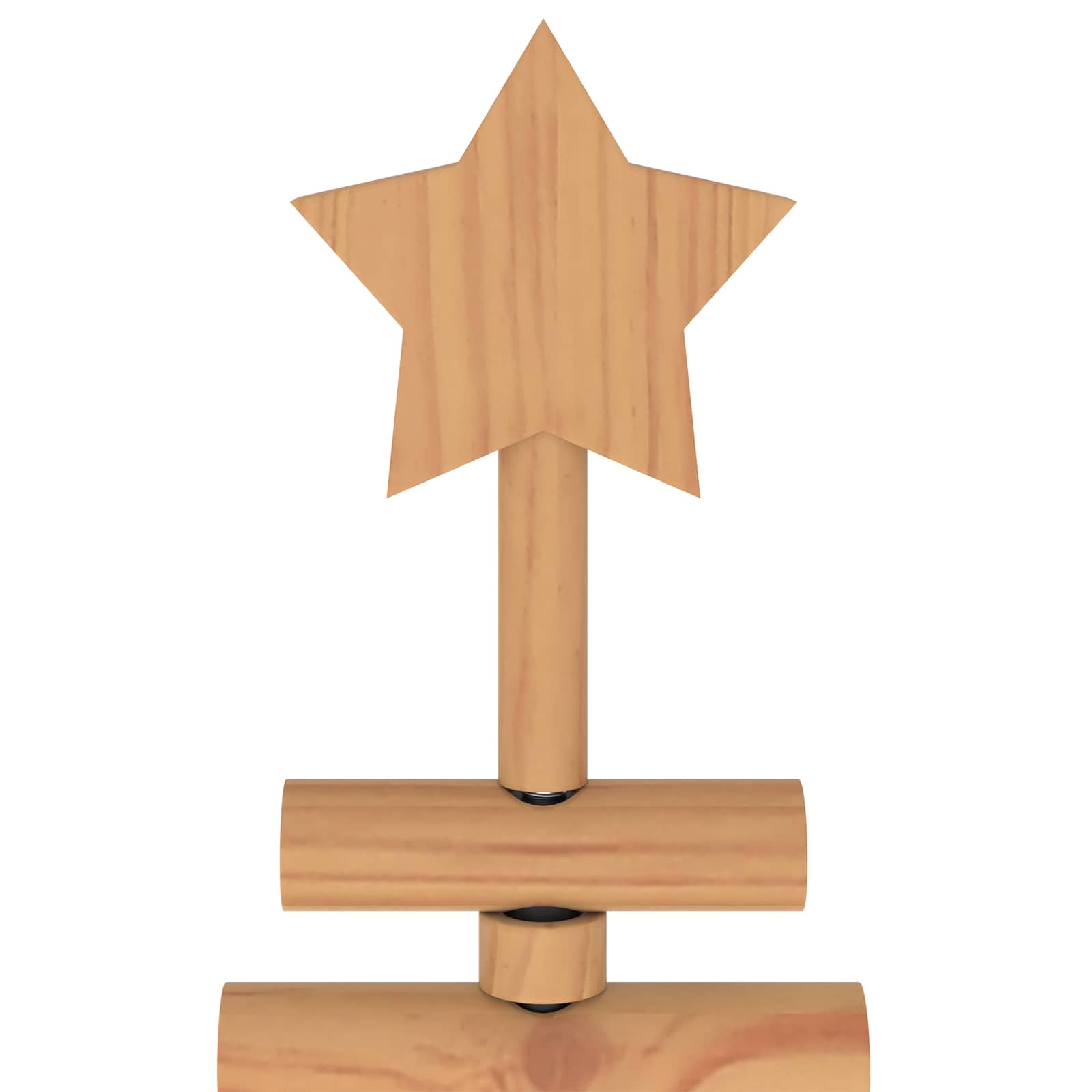Albero di Natale in legno KOTKA 60 cm Legno Massello di Pino