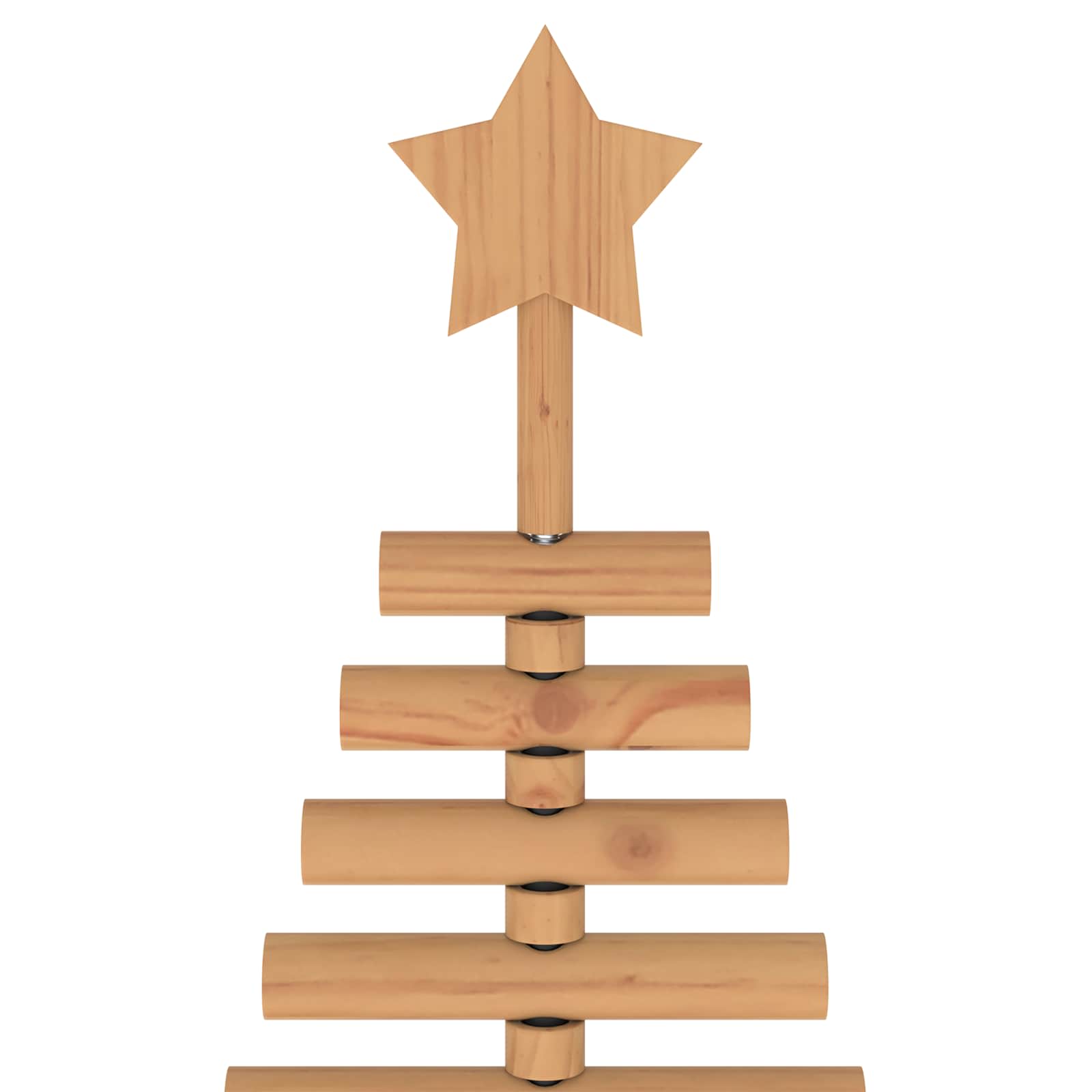 Albero di Natale in legno KOTKA 90 cm Legno Massello di Pino