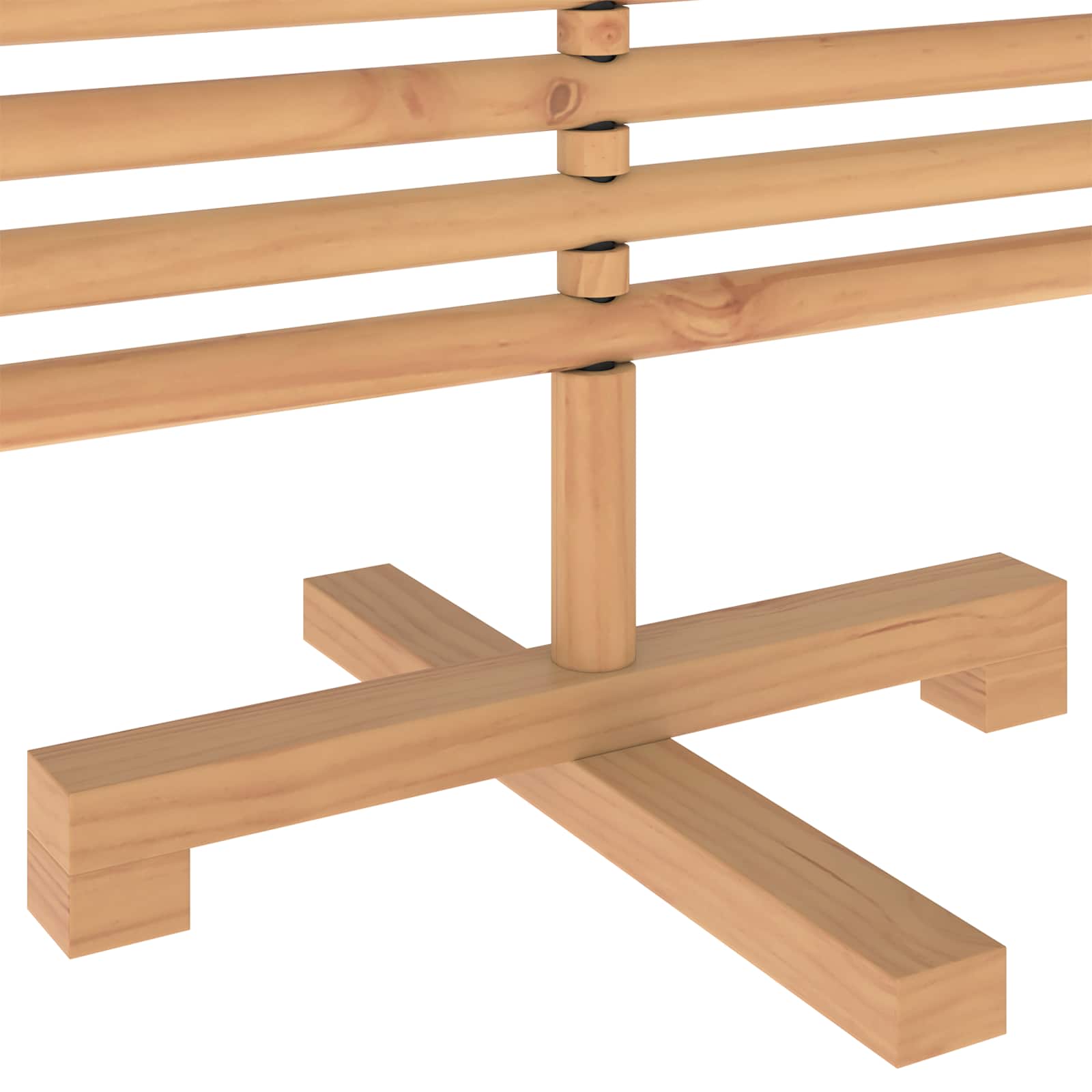 Albero di Natale in legno KOTKA 120 cm Legno Massello di Pino
