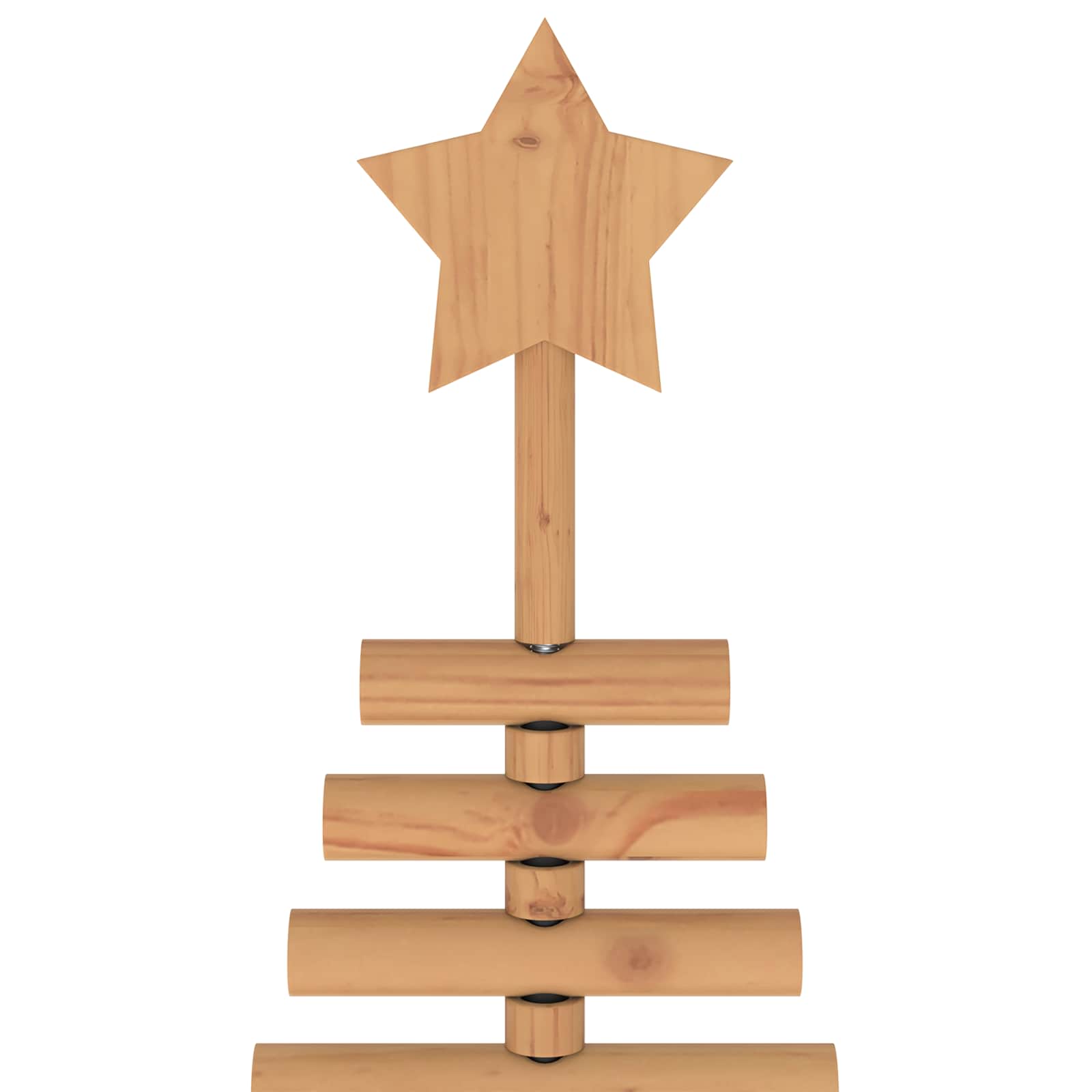 Albero di Natale in legno KOTKA 150 cm Legno Massello di Pino