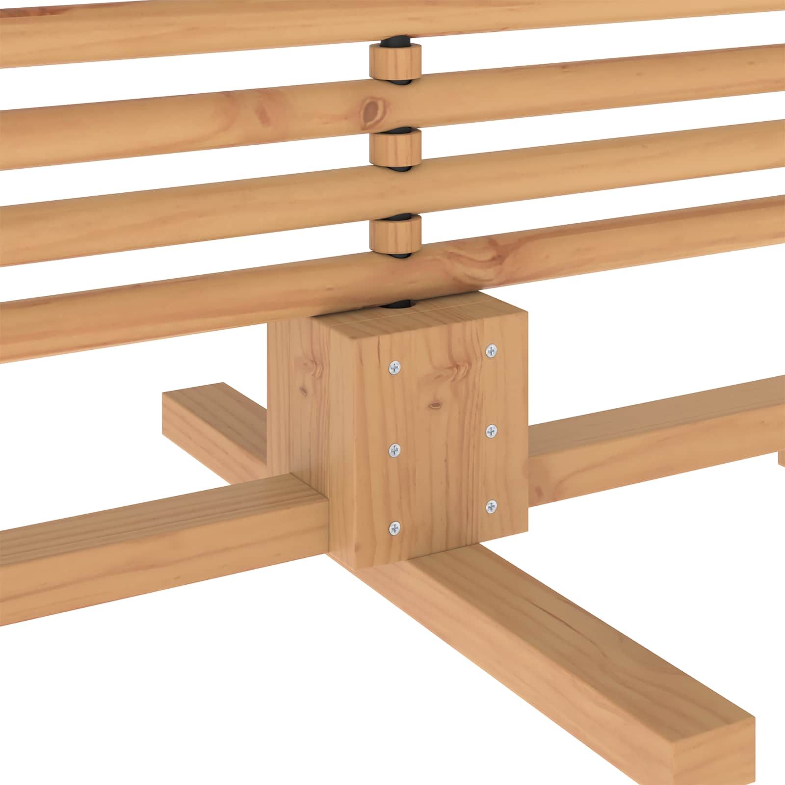 Albero di Natale in legno KOTKA 180 cm Legno Massello di Pino