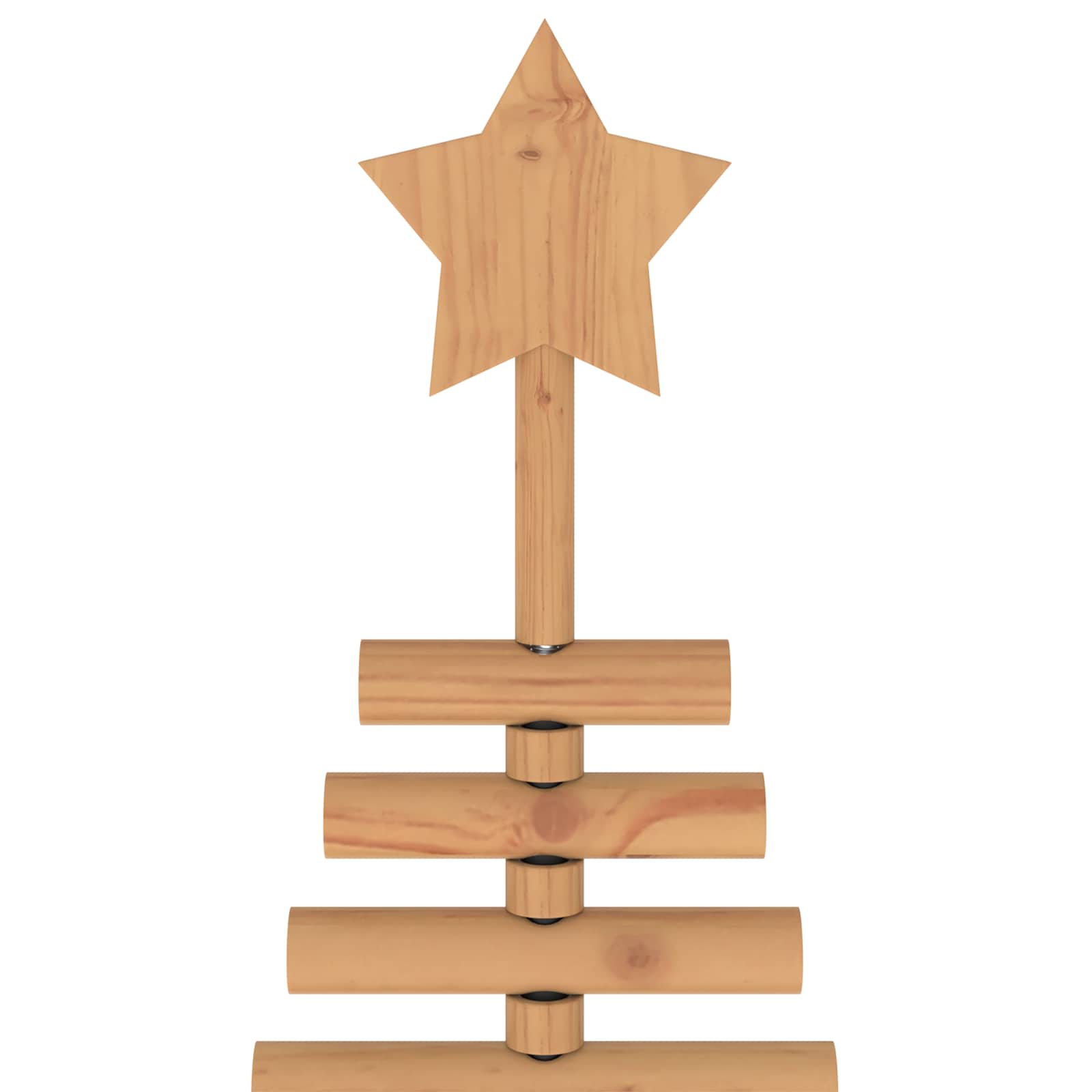 Albero di Natale in legno KOTKA 180 cm Legno Massello di Pino