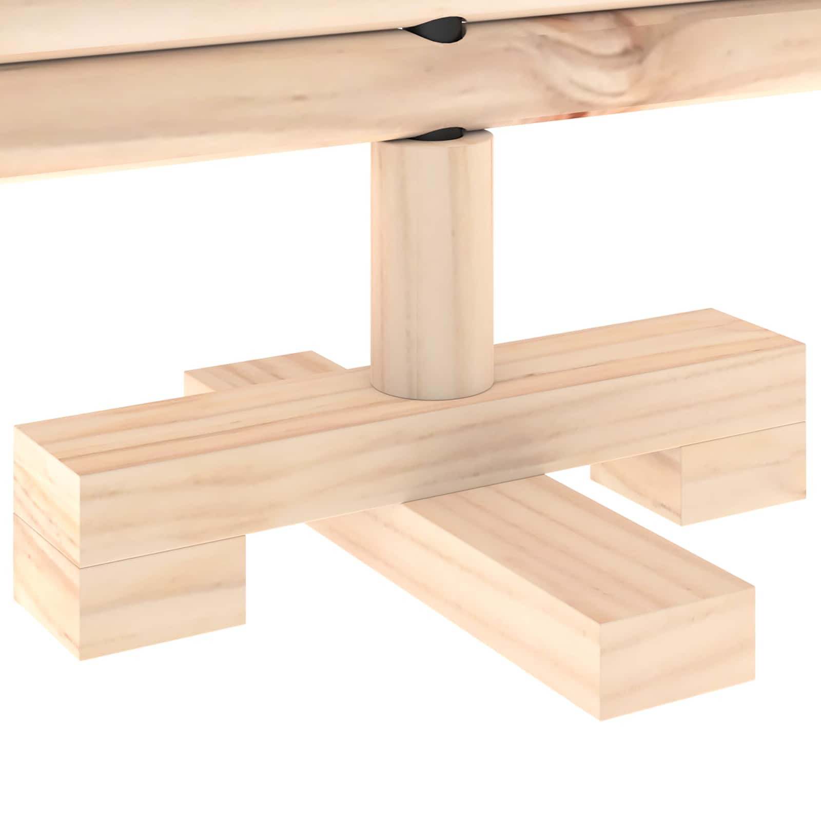 Albero di Natale in legno KOTKA 60 cm Legno Massello di Pino