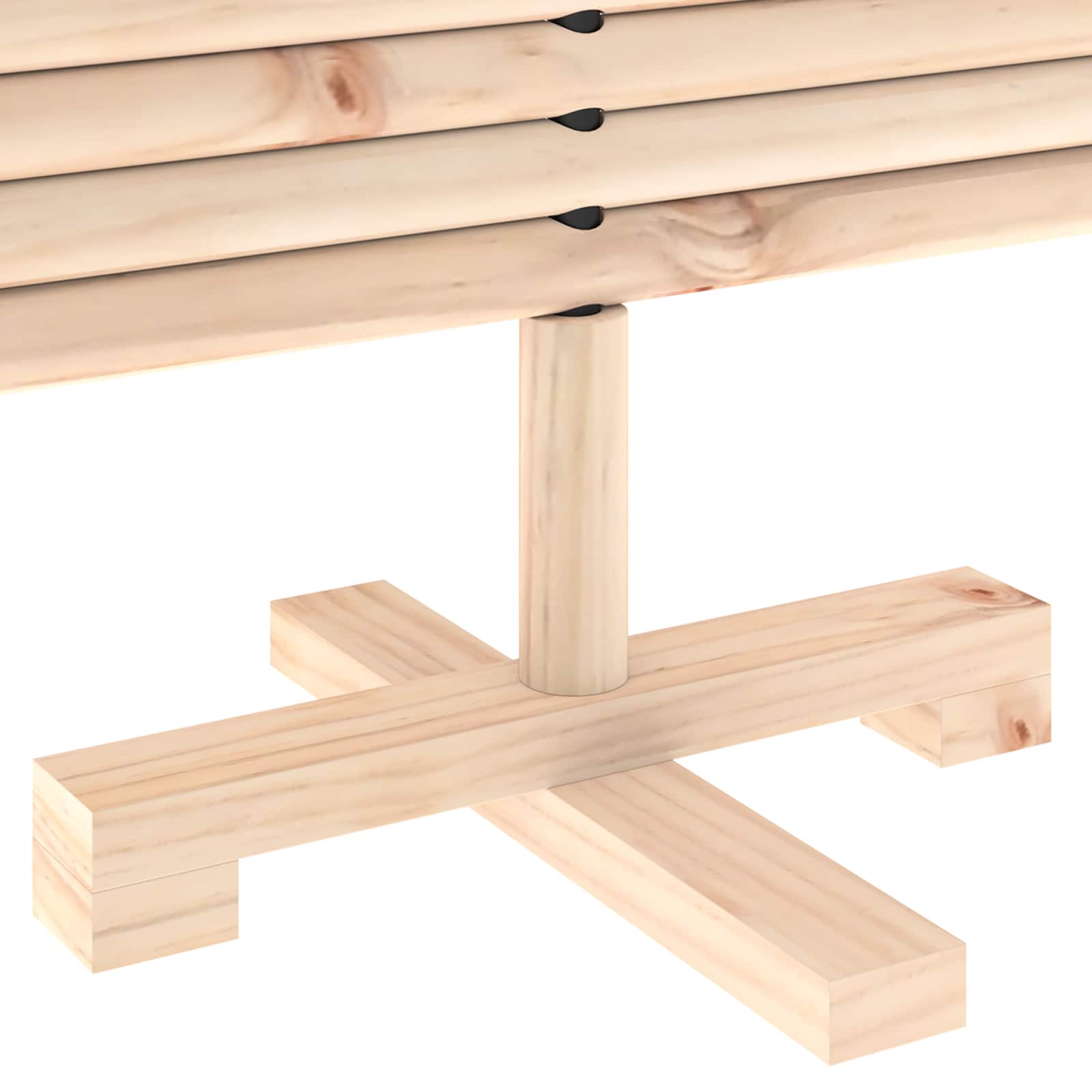 Albero di Natale in legno KOTKA 90 cm Legno Massello di Pino