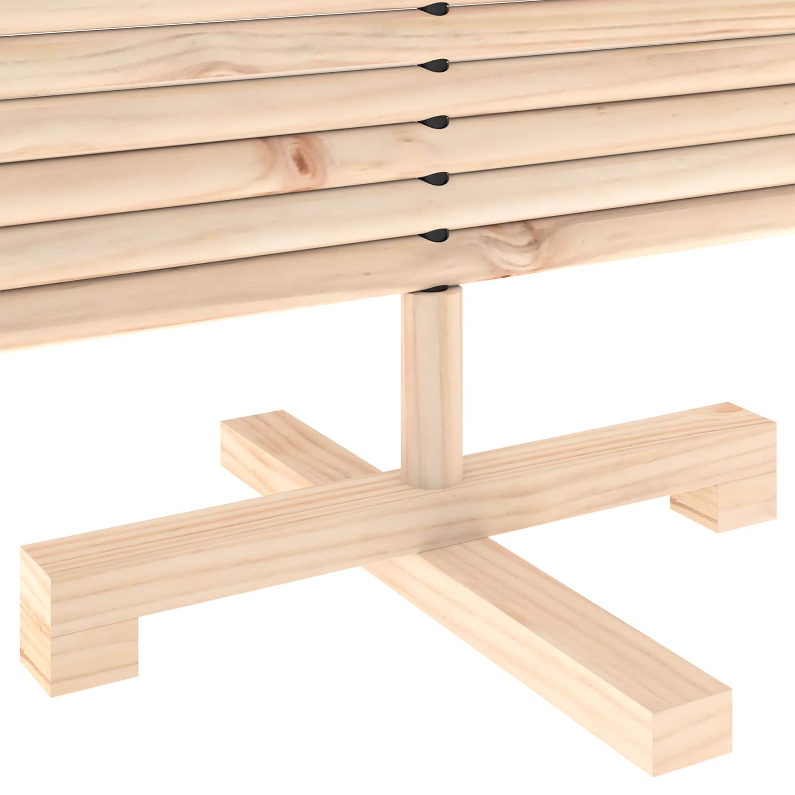 Albero di Natale in legno KOTKA 120 cm Legno Massello di Pino