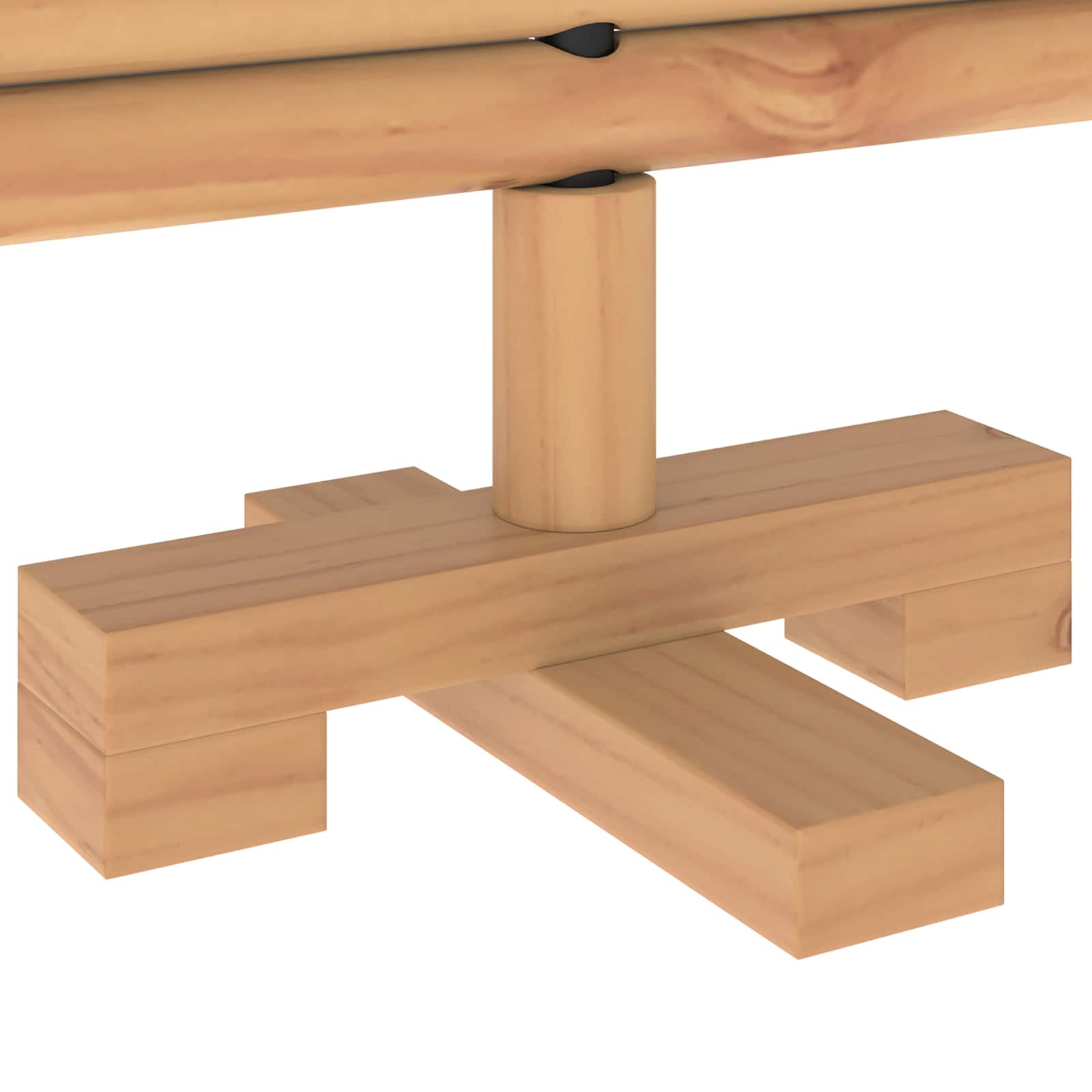 Albero di Natale in legno KOTKA 60 cm Legno Massello di Pino