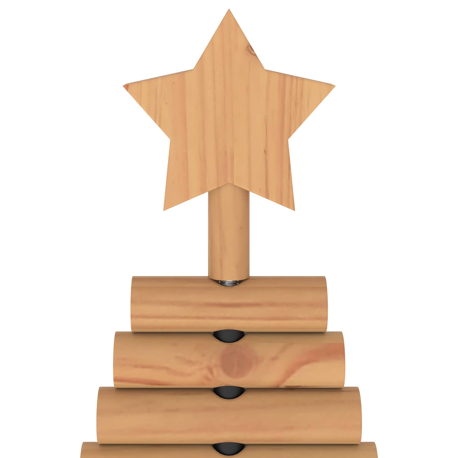 Albero di Natale in legno KOTKA 60 cm Legno Massello di Pino