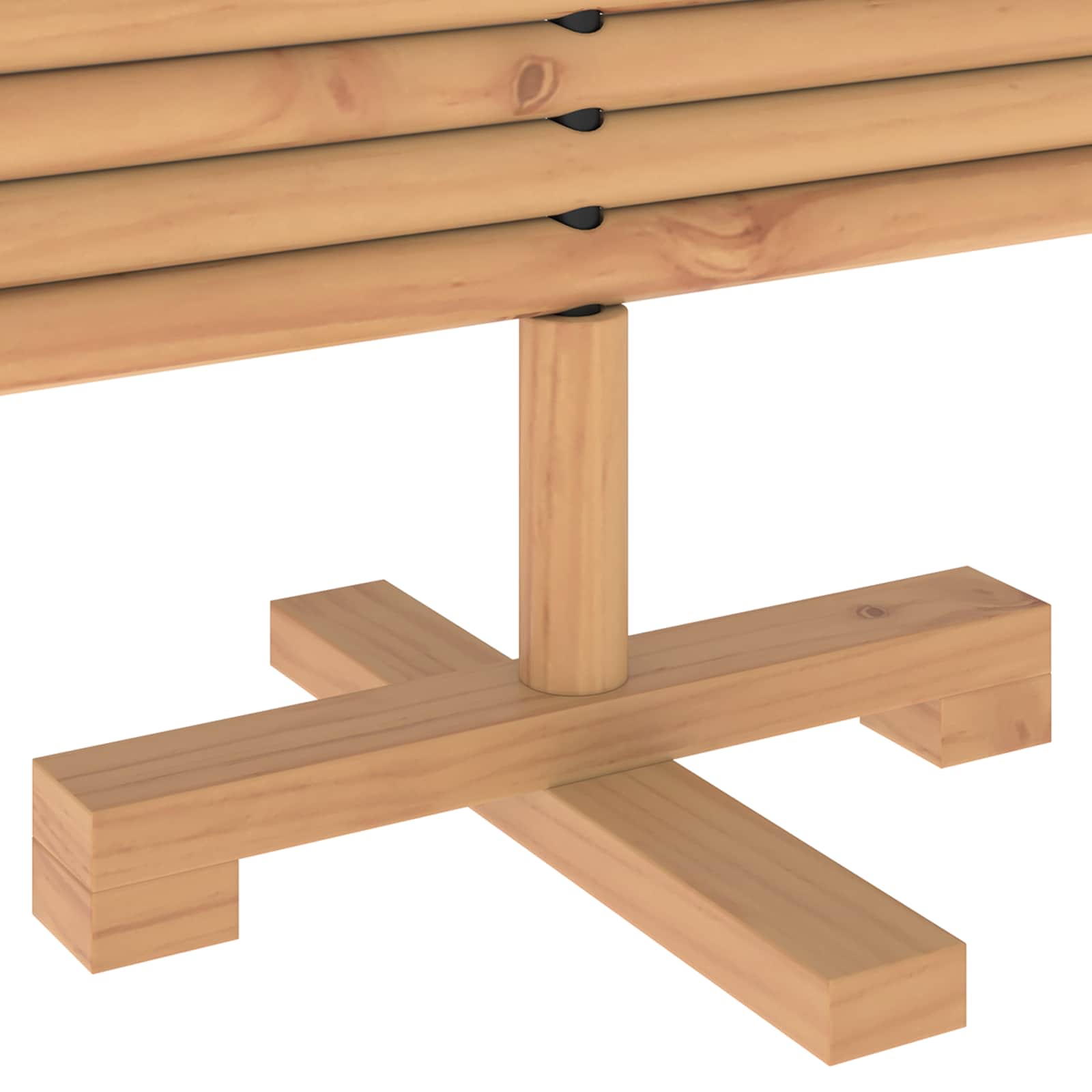 Albero di Natale in legno KOTKA 90 cm Legno Massello di Pino