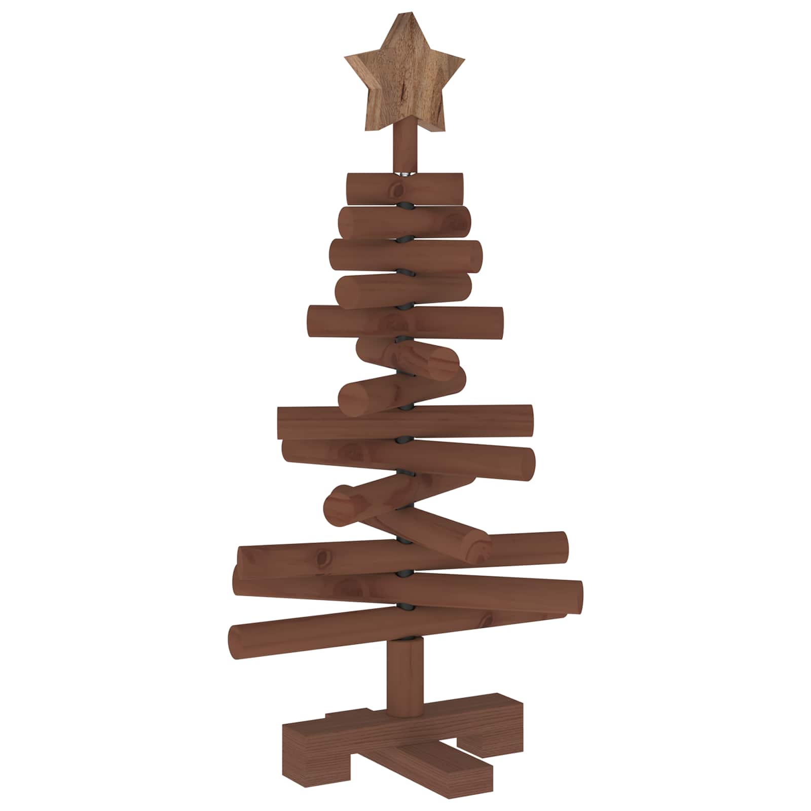 Albero di Natale in legno KOTKA 60 cm Legno Massello di Pino