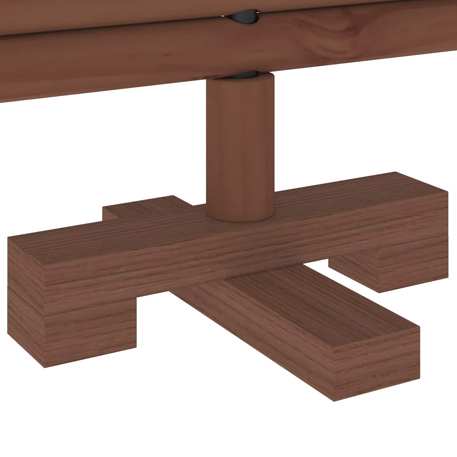 Albero di Natale in legno KOTKA 60 cm Legno Massello di Pino