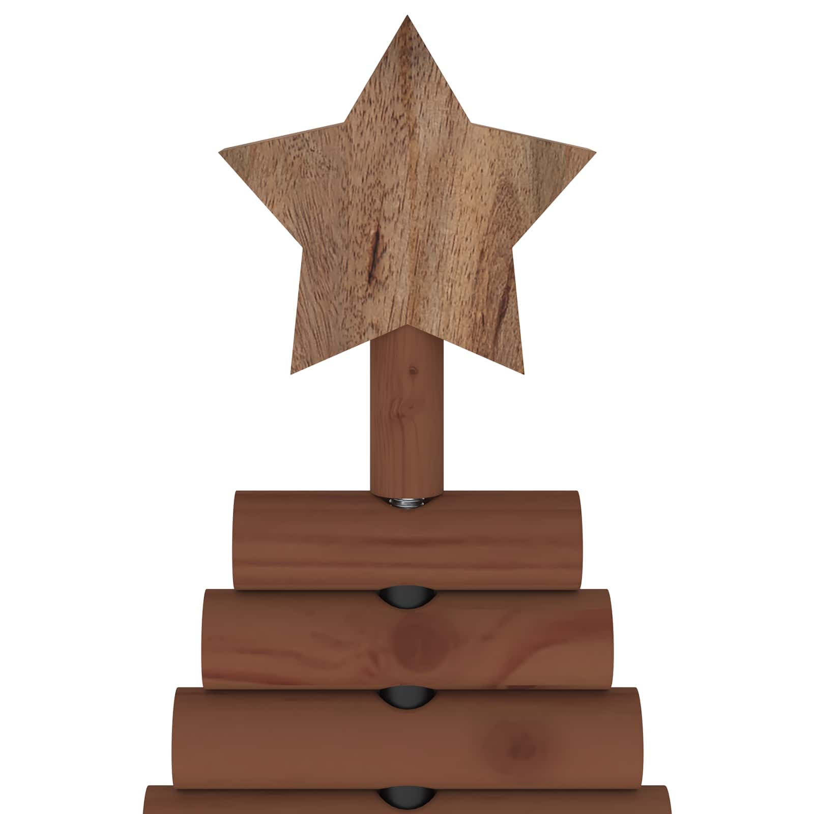 Albero di Natale in legno KOTKA 60 cm Legno Massello di Pino