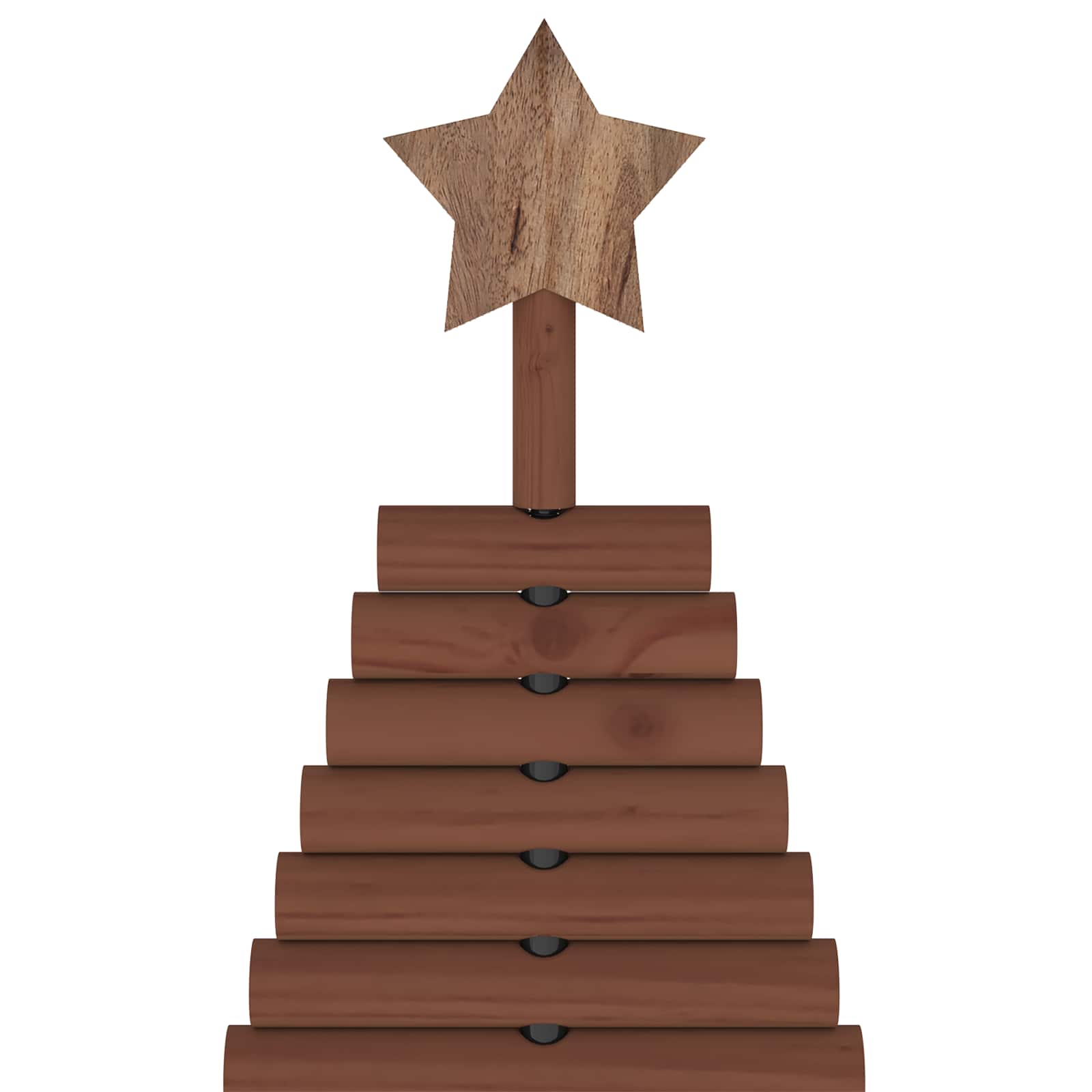 Albero di Natale in legno KOTKA 90 cm Legno Massello di Pino