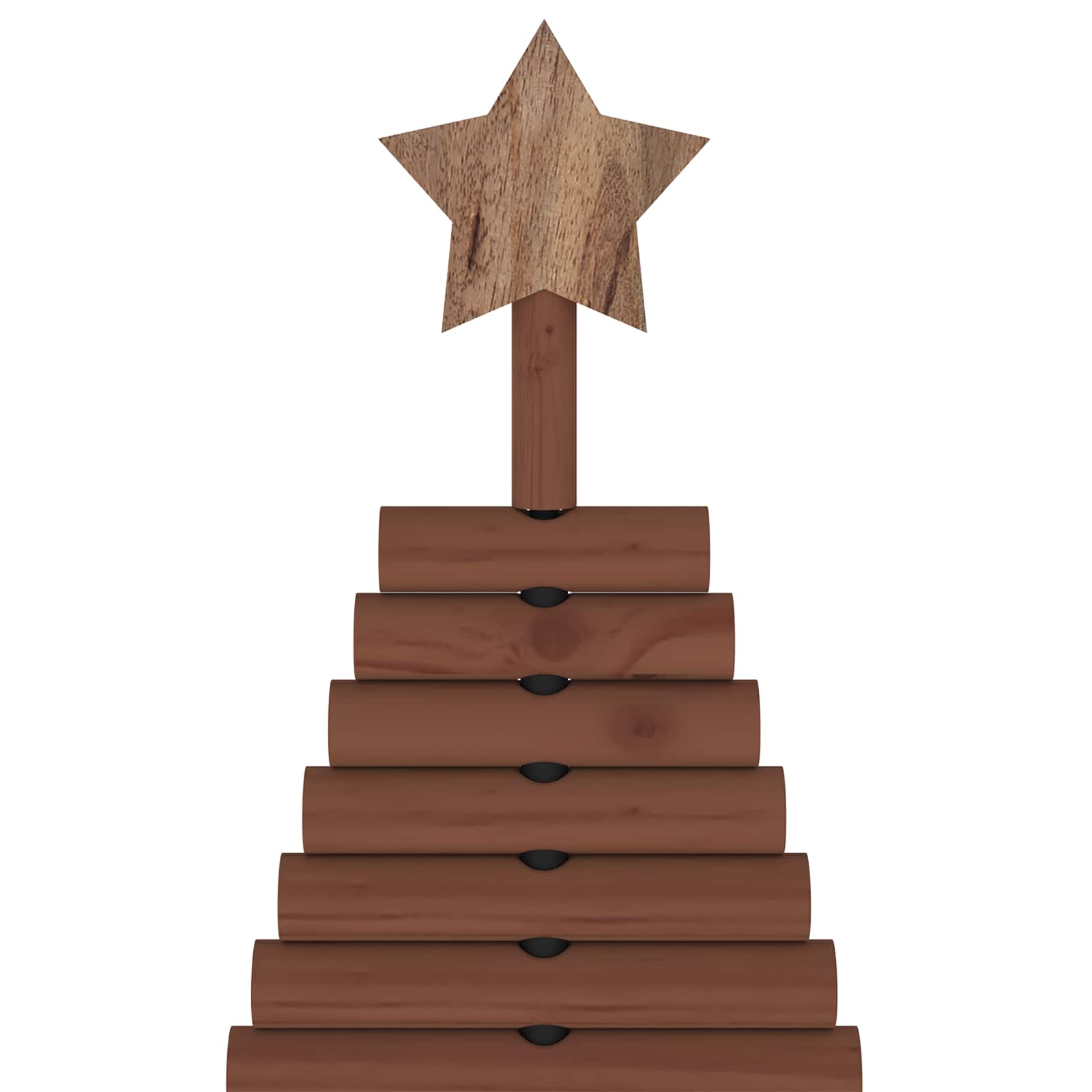 Albero di Natale in legno KOTKA 120 cm Legno Massello di Pino