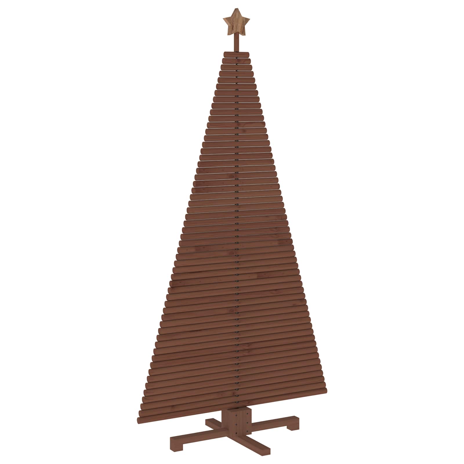 Albero di Natale in legno KOTKA 180 cm Legno Massello di Pino