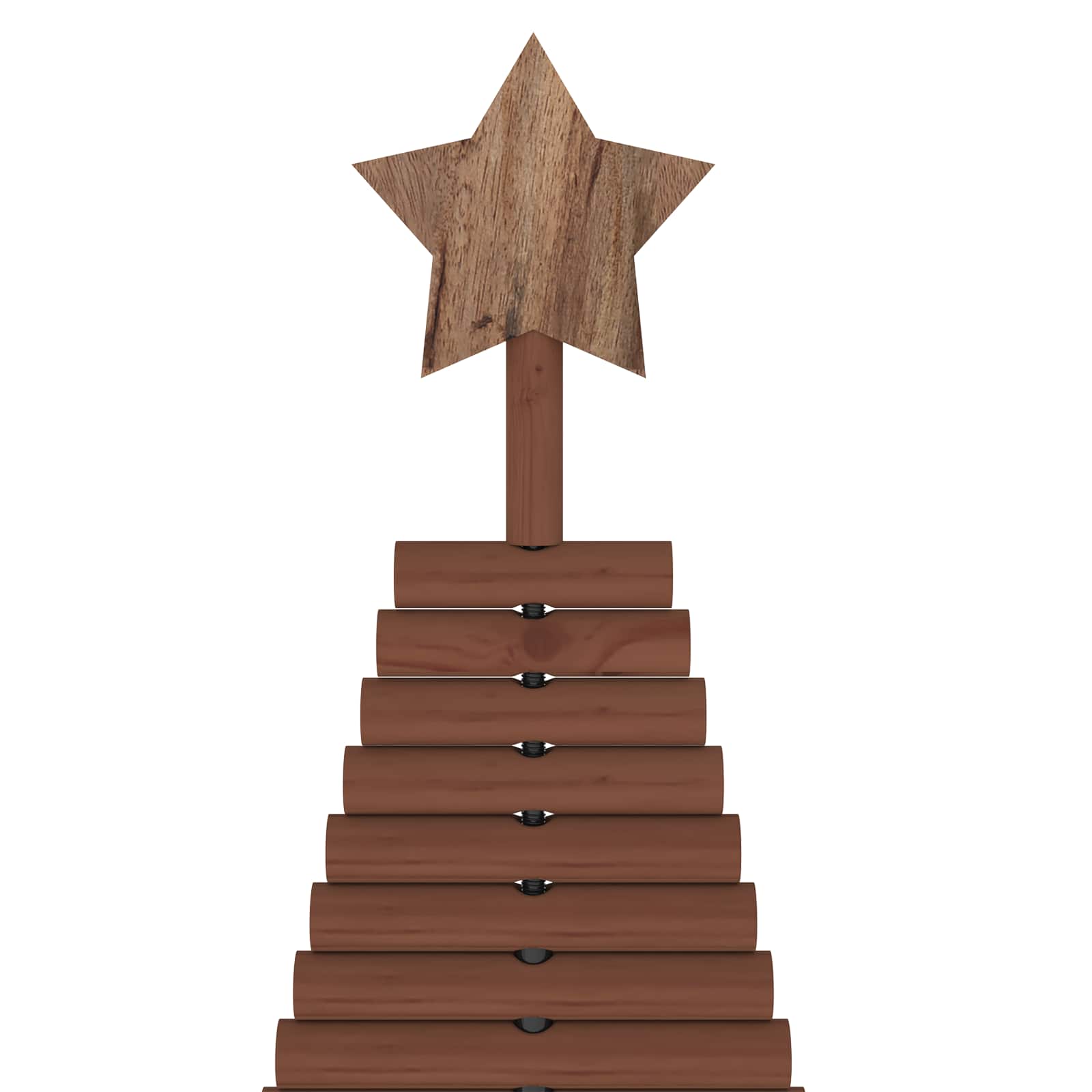 Albero di Natale in legno KOTKA 240 cm Legno Massello di Pino