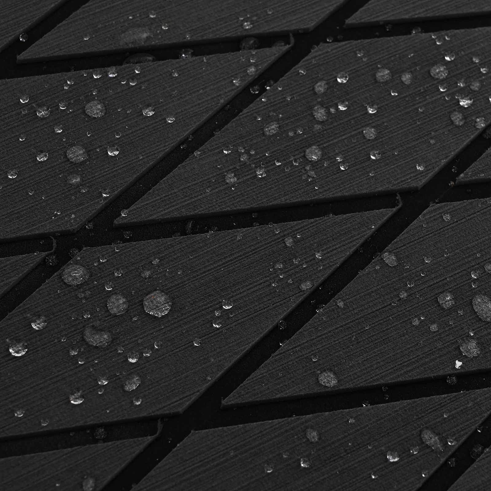 Tappetino per Barche Rigato Grigio Scuro e Nero 190 x 70 cm EVA