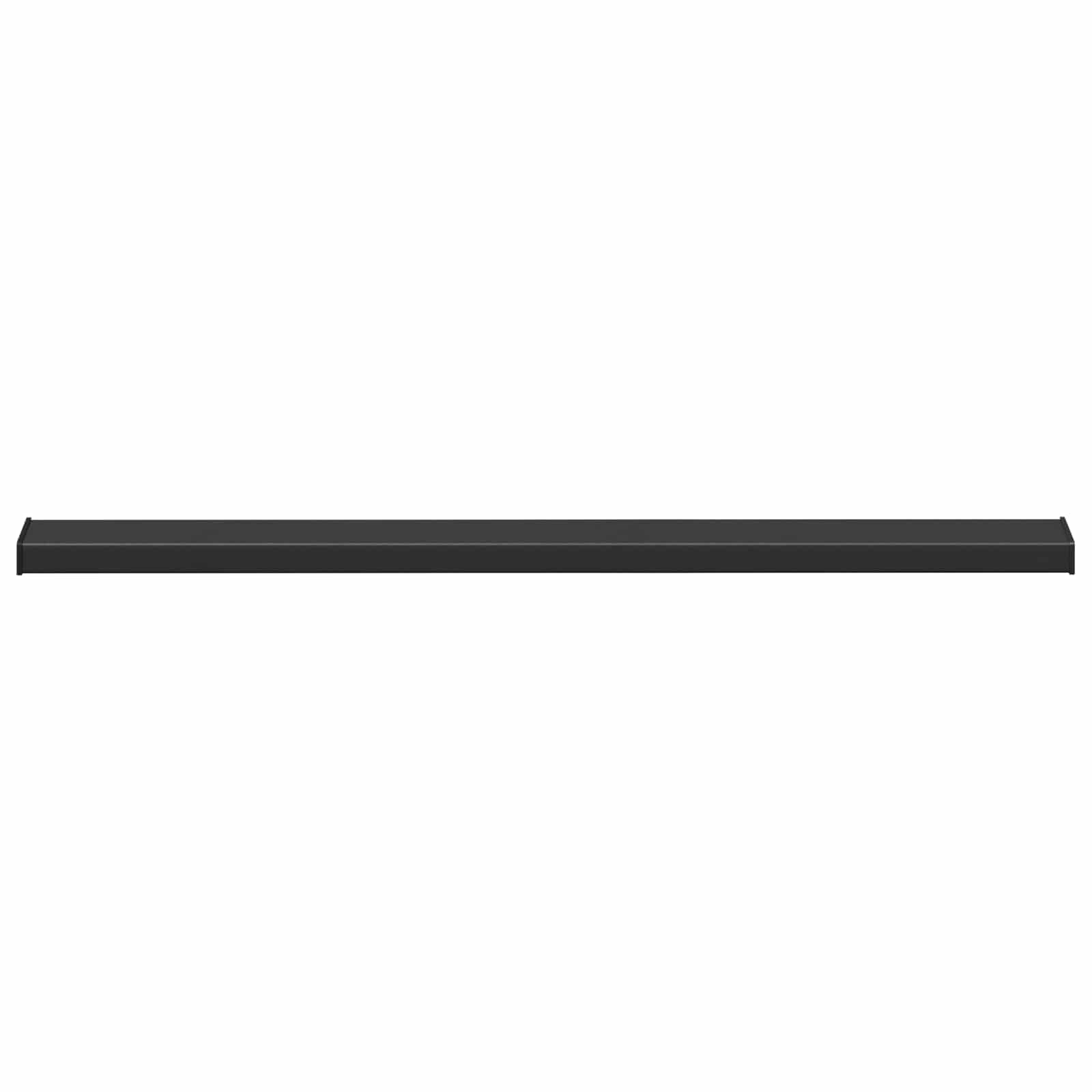 Soglia della Finestra Nero con venatura in legno PVC