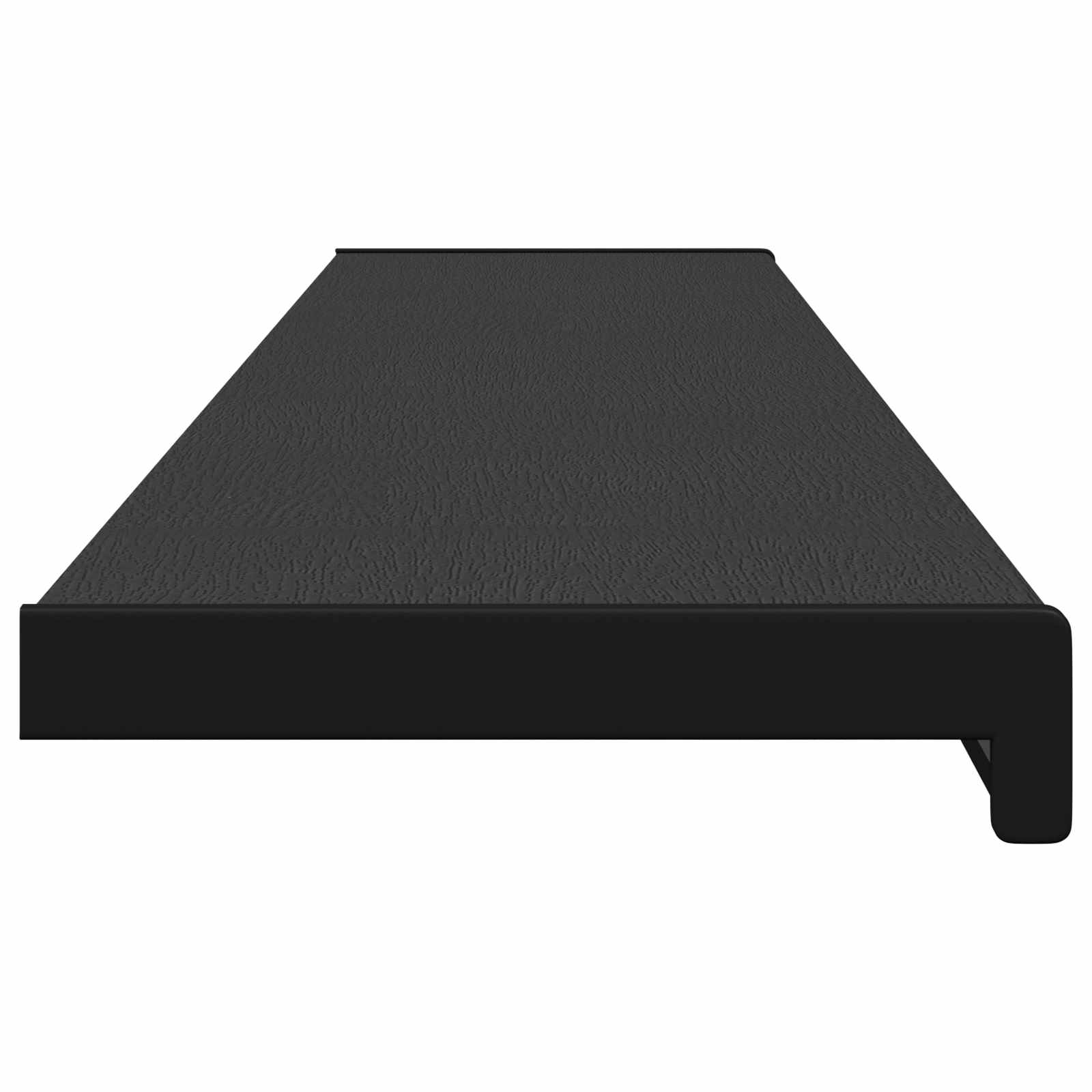 Soglia della Finestra Nero con venatura in legno PVC