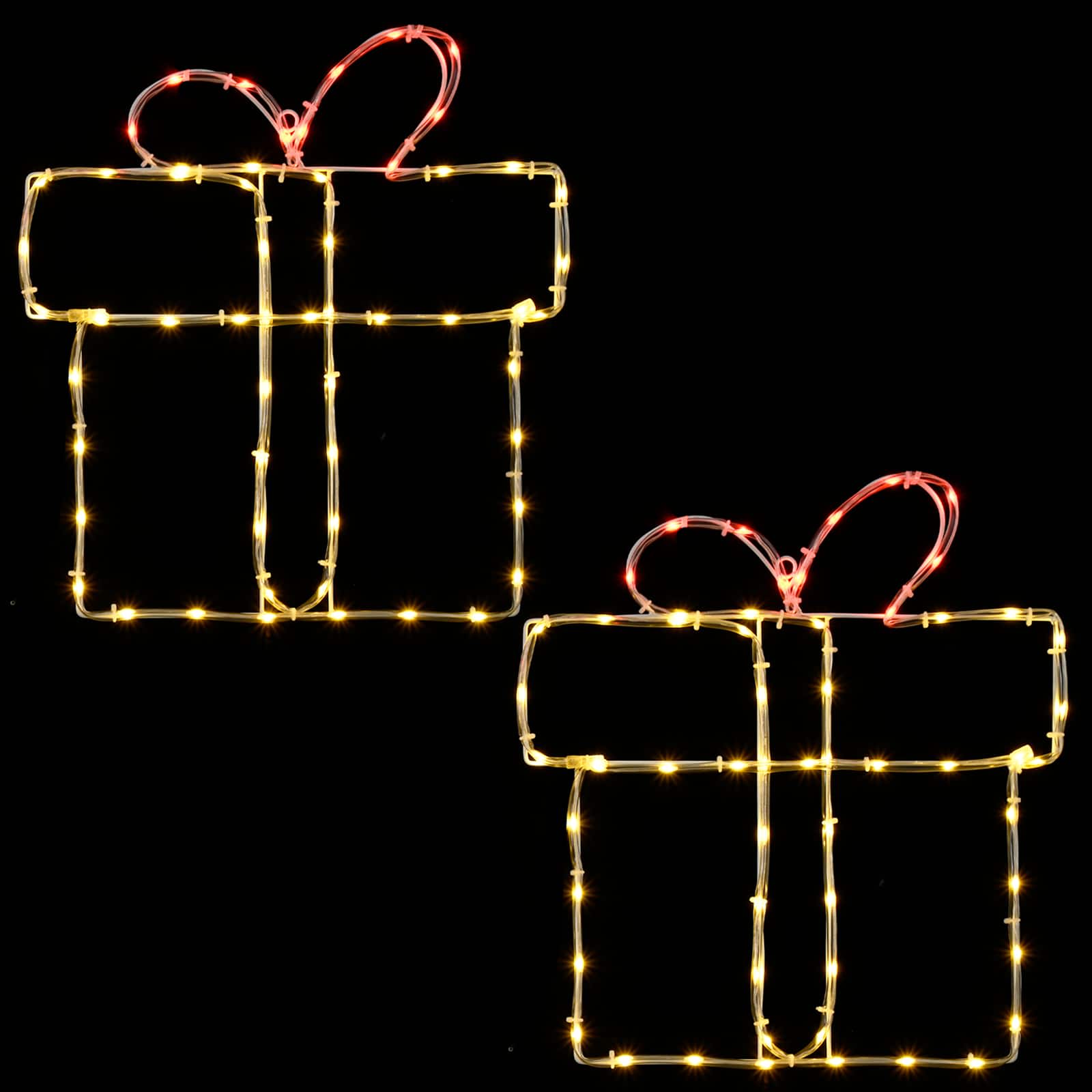 Luci natalizie a sagoma per finestra LOVIISA 2 pz 160 LED