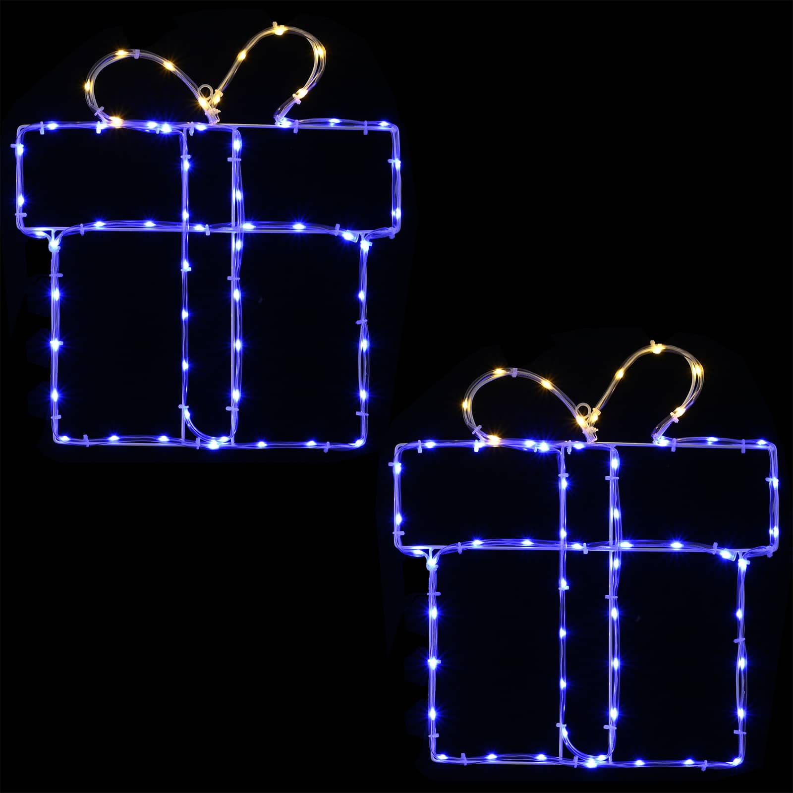 Luci natalizie a sagoma per finestra LOVIISA 2 pz 160 LED