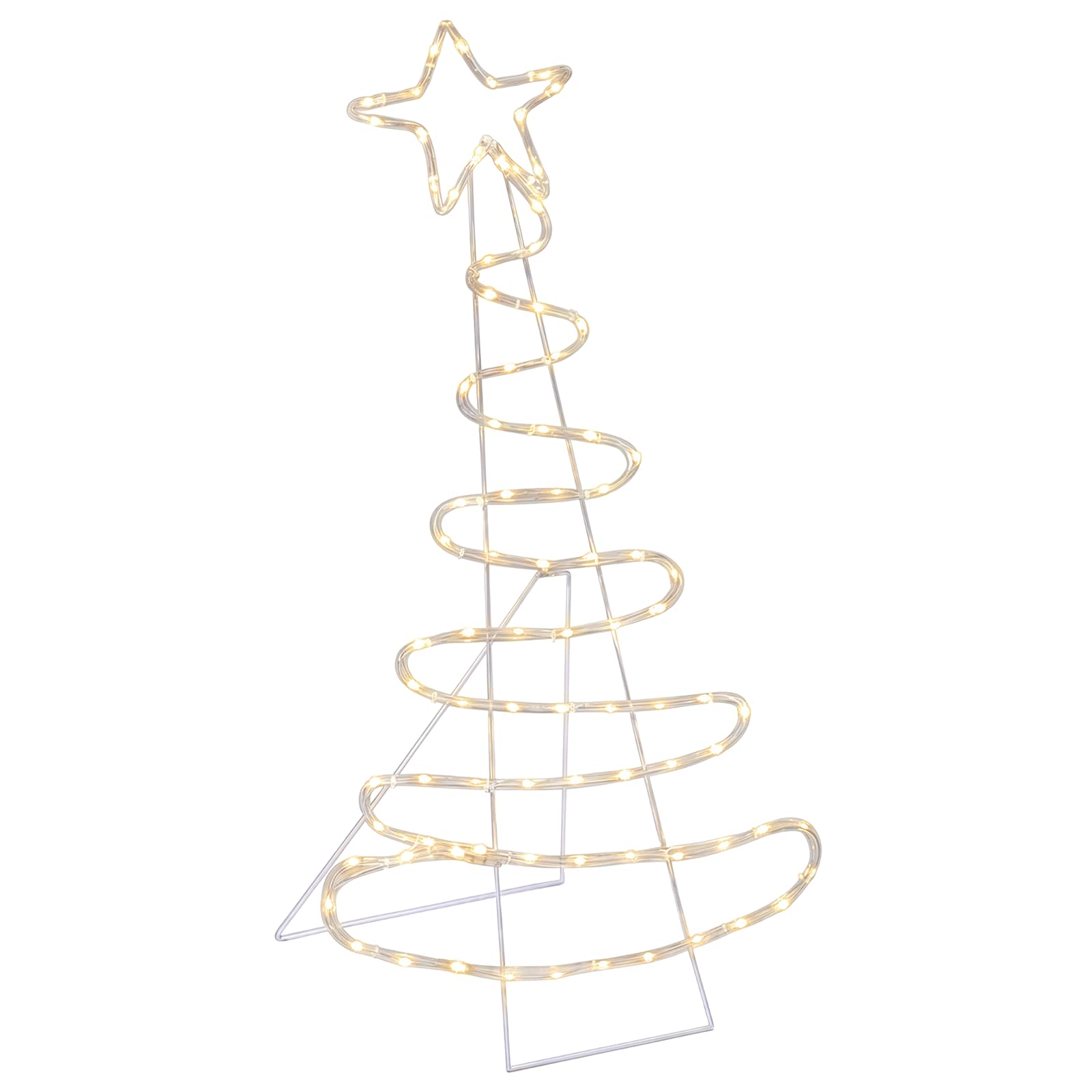 Sagoma albero di Natale LED LOVIISA 100 LED Bianco caldo