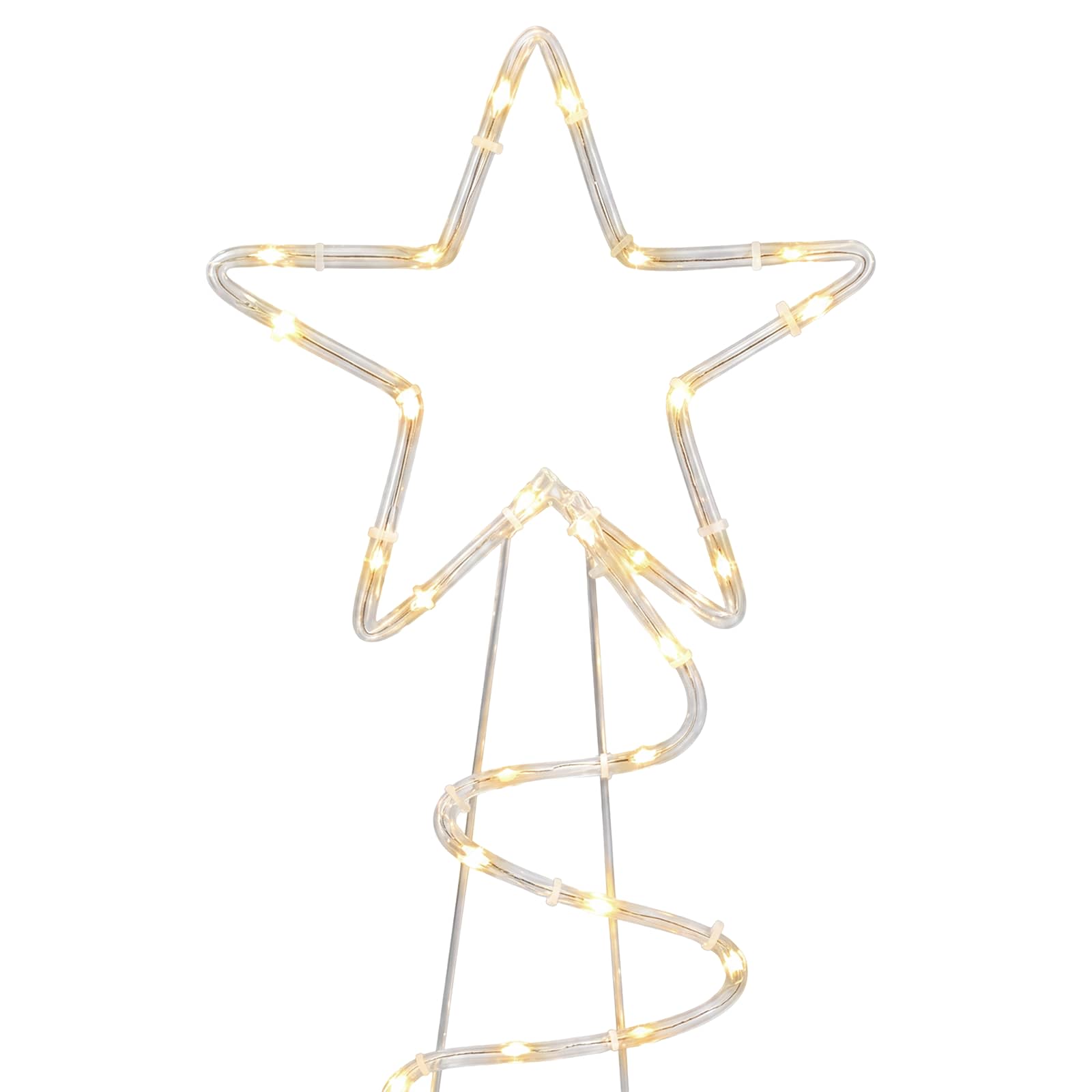 Sagoma albero di Natale LED LOVIISA 100 LED Bianco caldo