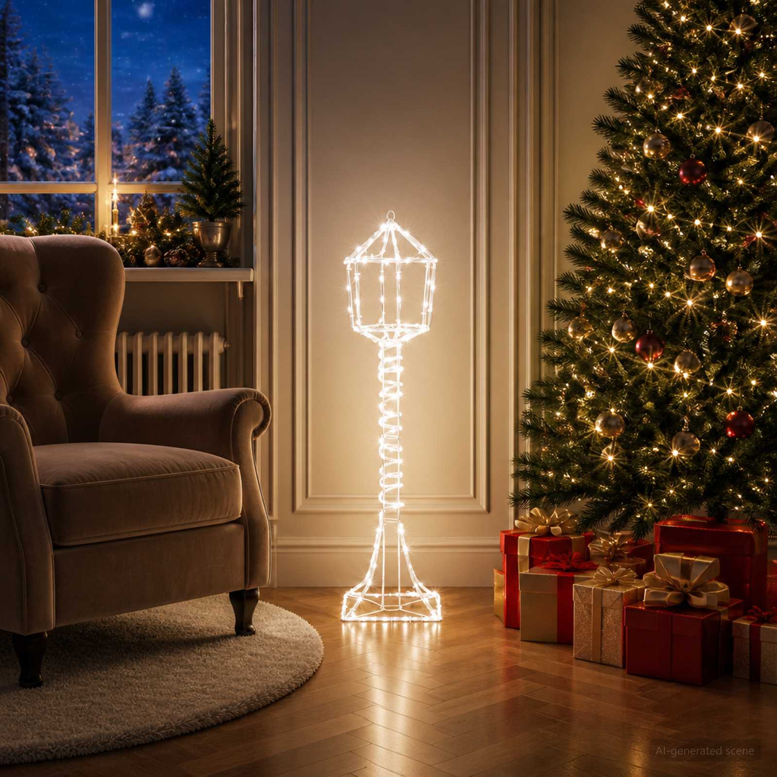 Lampione di Natale LED LOVIISA 160 LED Bianco freddo