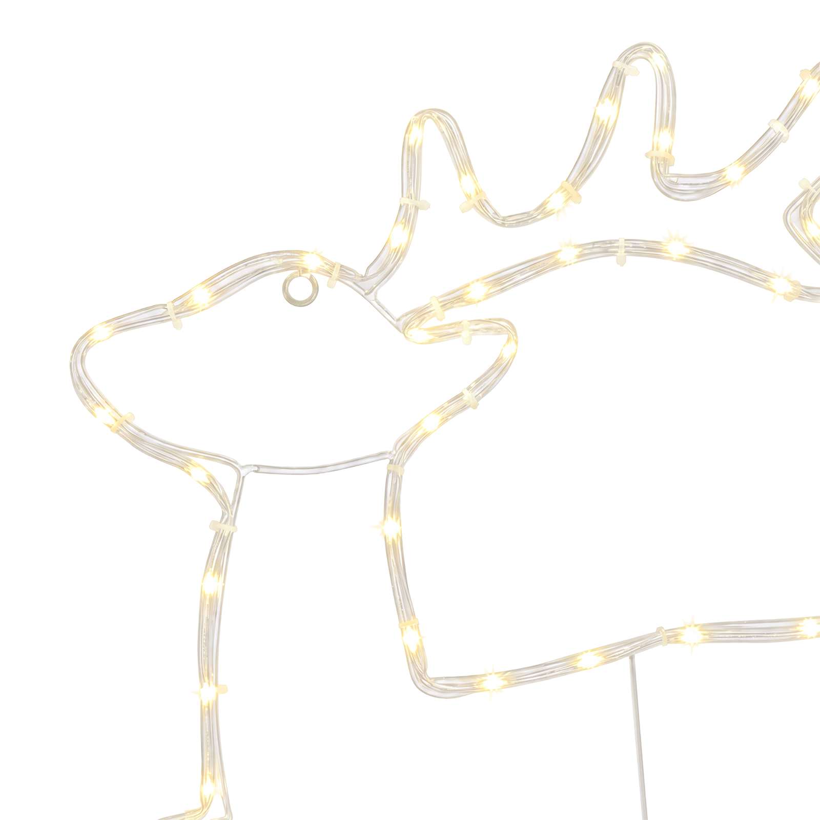 Decorazione natalizia con renna e slitta LOVIISA 180 LED