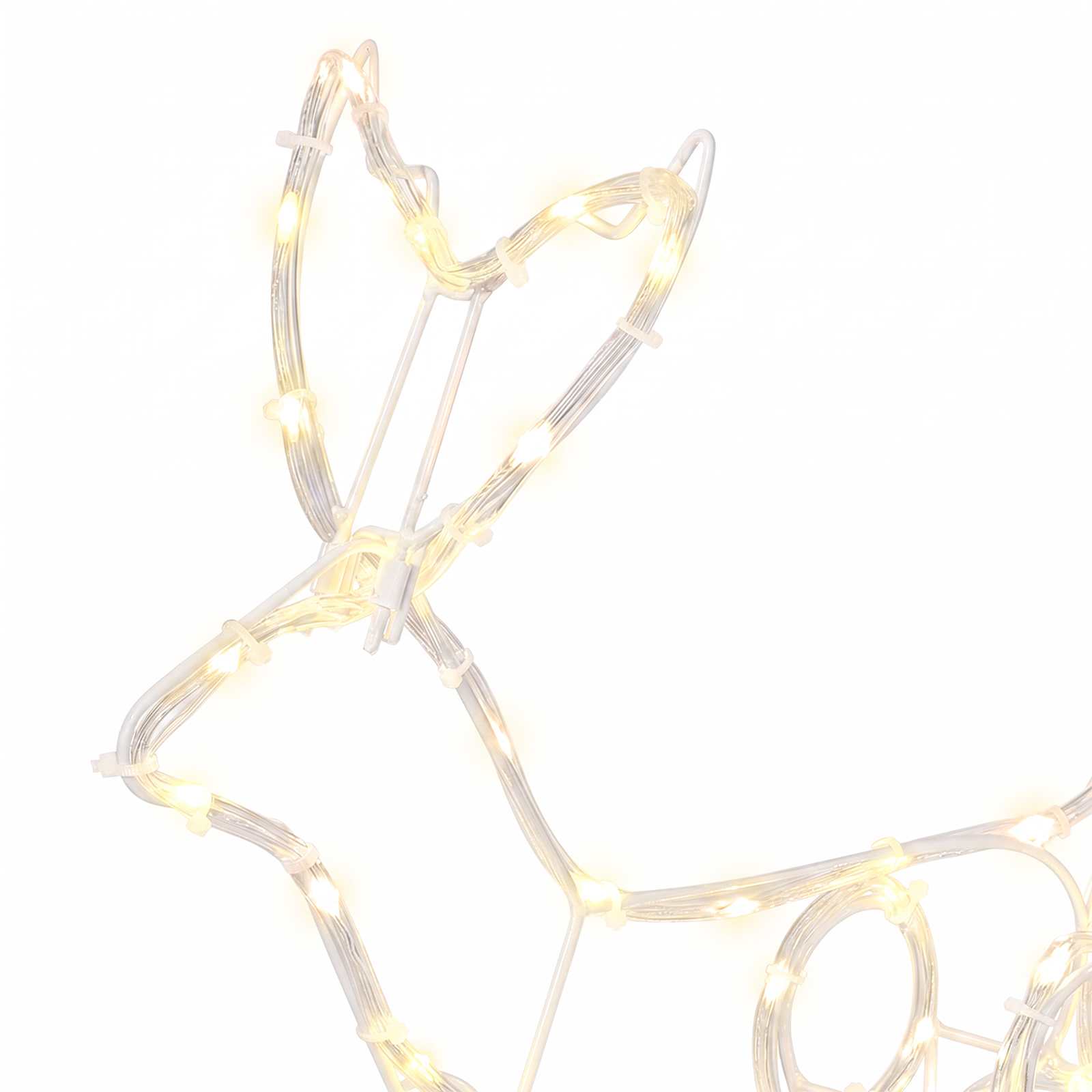Decorazione natalizia con renna e slitta LOVIISA 240 LED