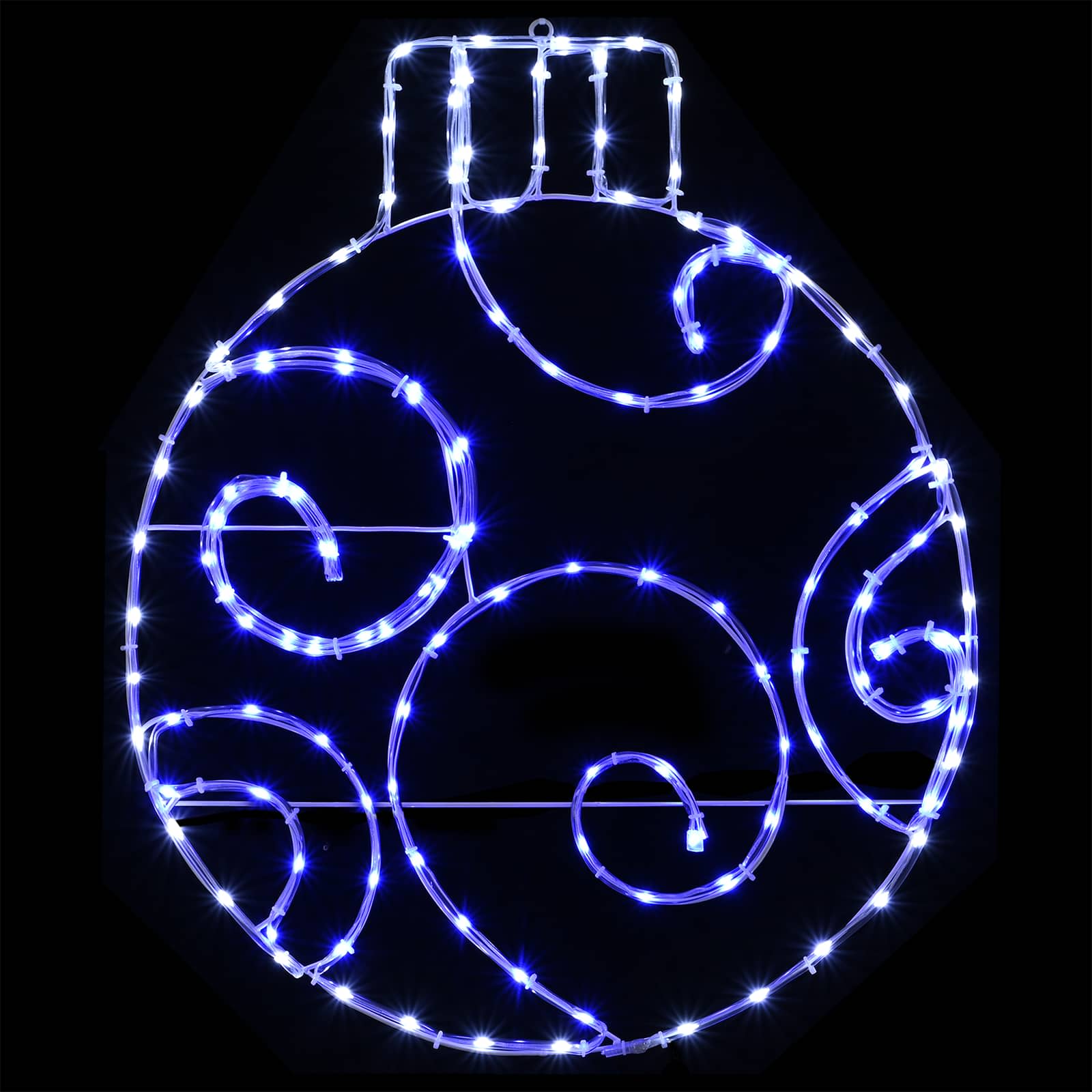 Sfera natalizia a LED LOVIISA 160 LED Blu 55 x 65 cm