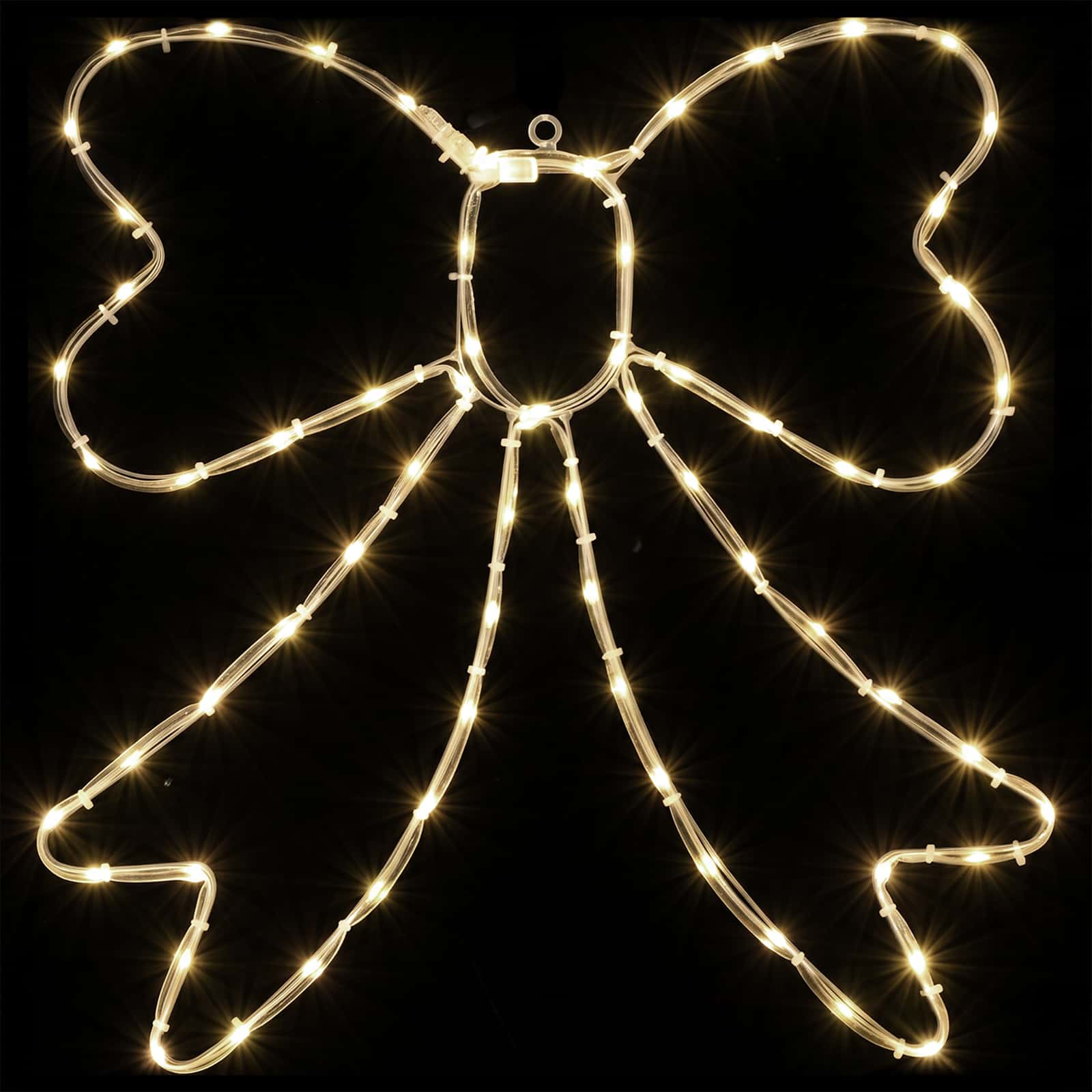 Fiocco di Natale luminoso LED LOVIISA 70 LED Bianco caldo