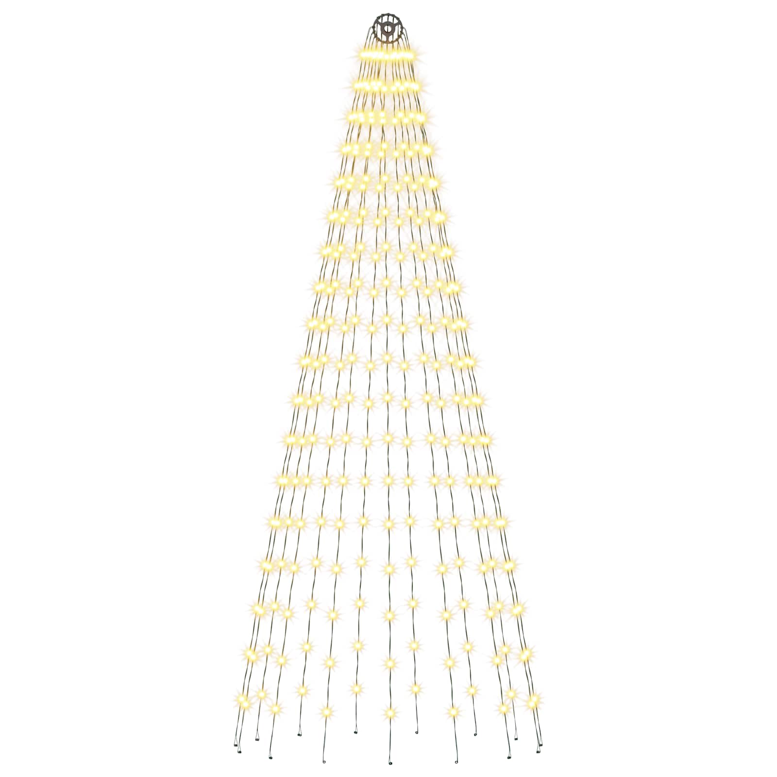 Luci per albero di Natale con 15 LED 270 LED Bianco caldo