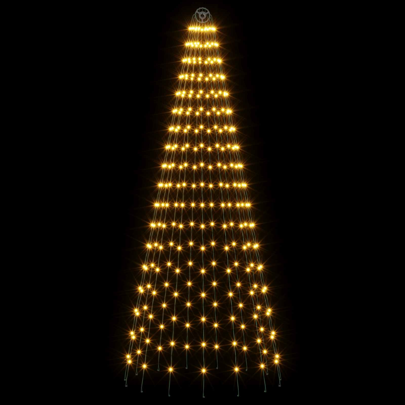 Luci per albero di Natale con 15 LED 270 LED Bianco caldo