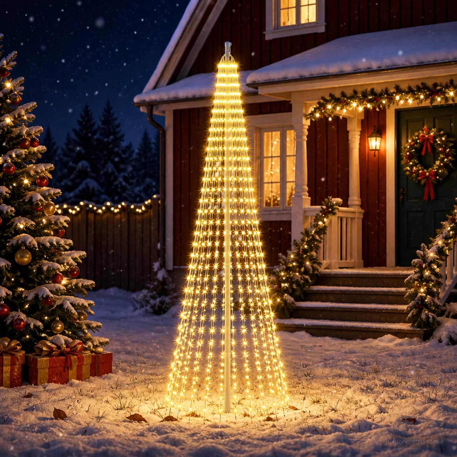 Luci per albero di Natale con 24 LED 744 LED Bianco caldo