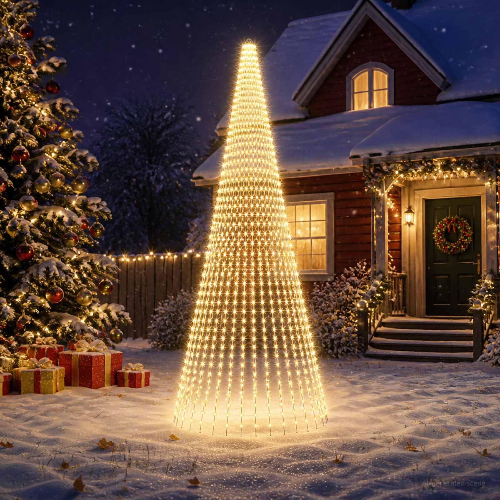 Luci per Albero di Natale con 32 LED 1632 LED Bianco caldo