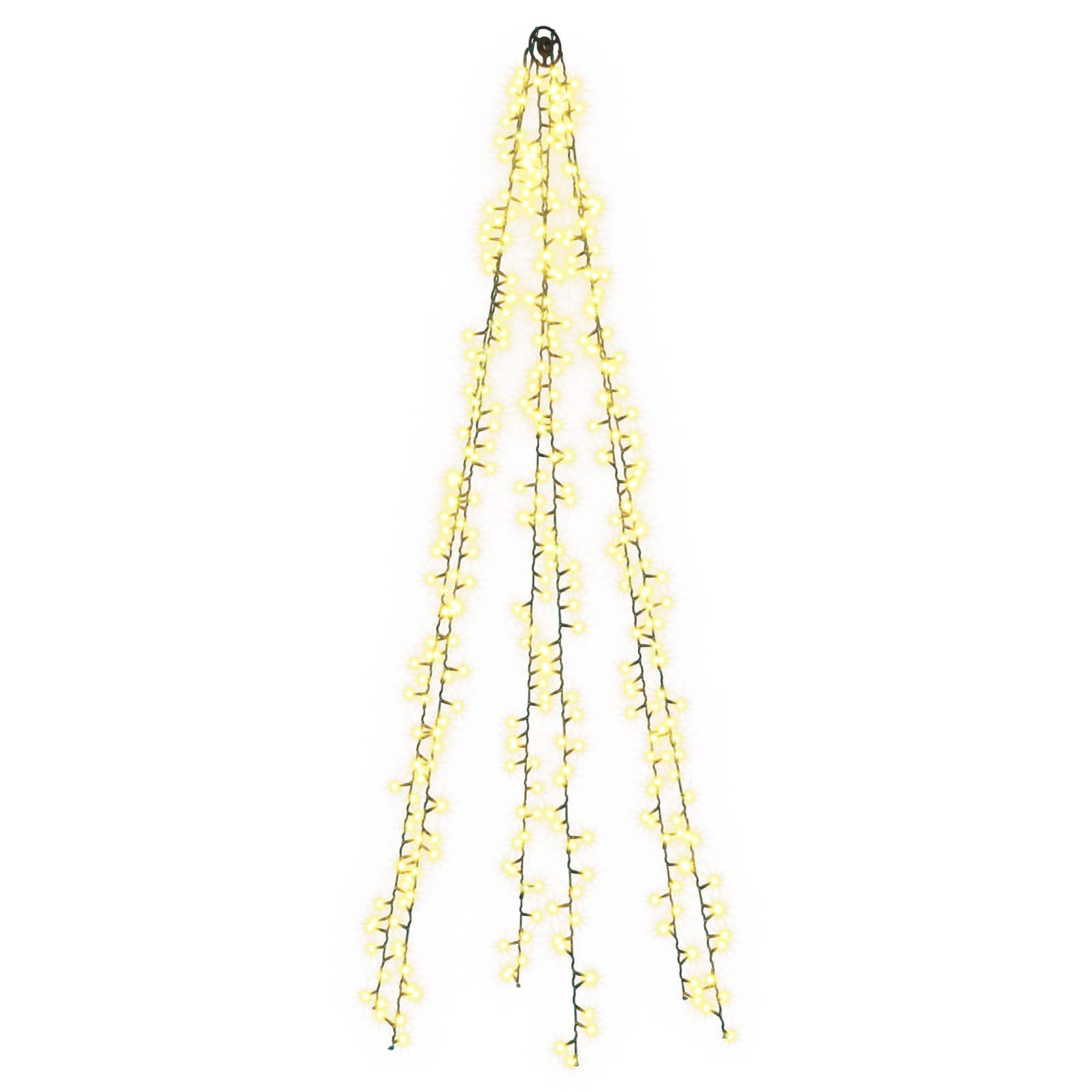 Luci per albero di Natale con 6 LED 540 LED Bianco caldo