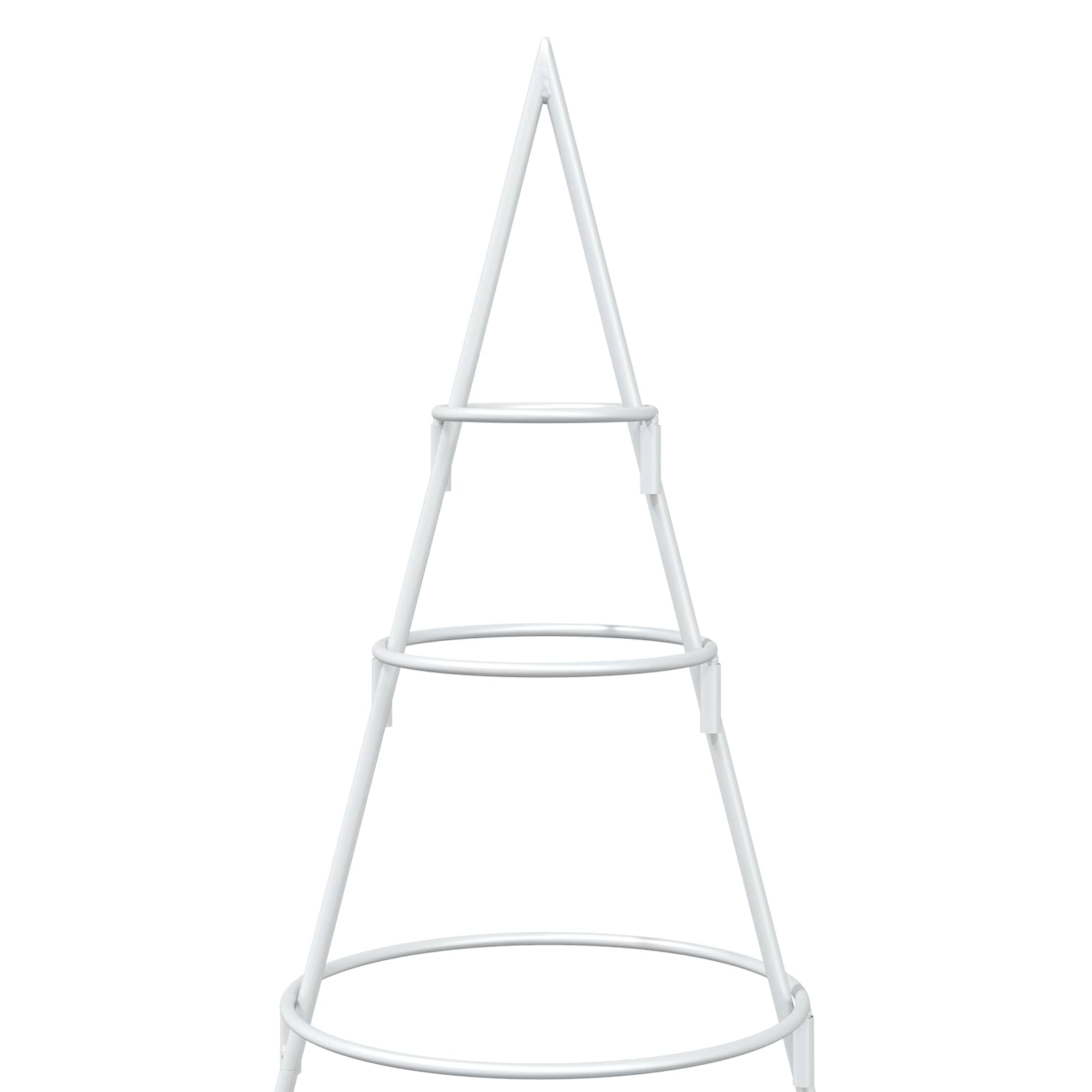 Albero di Natale in metallo con supporto KUOPIO 60 cm Acciaio