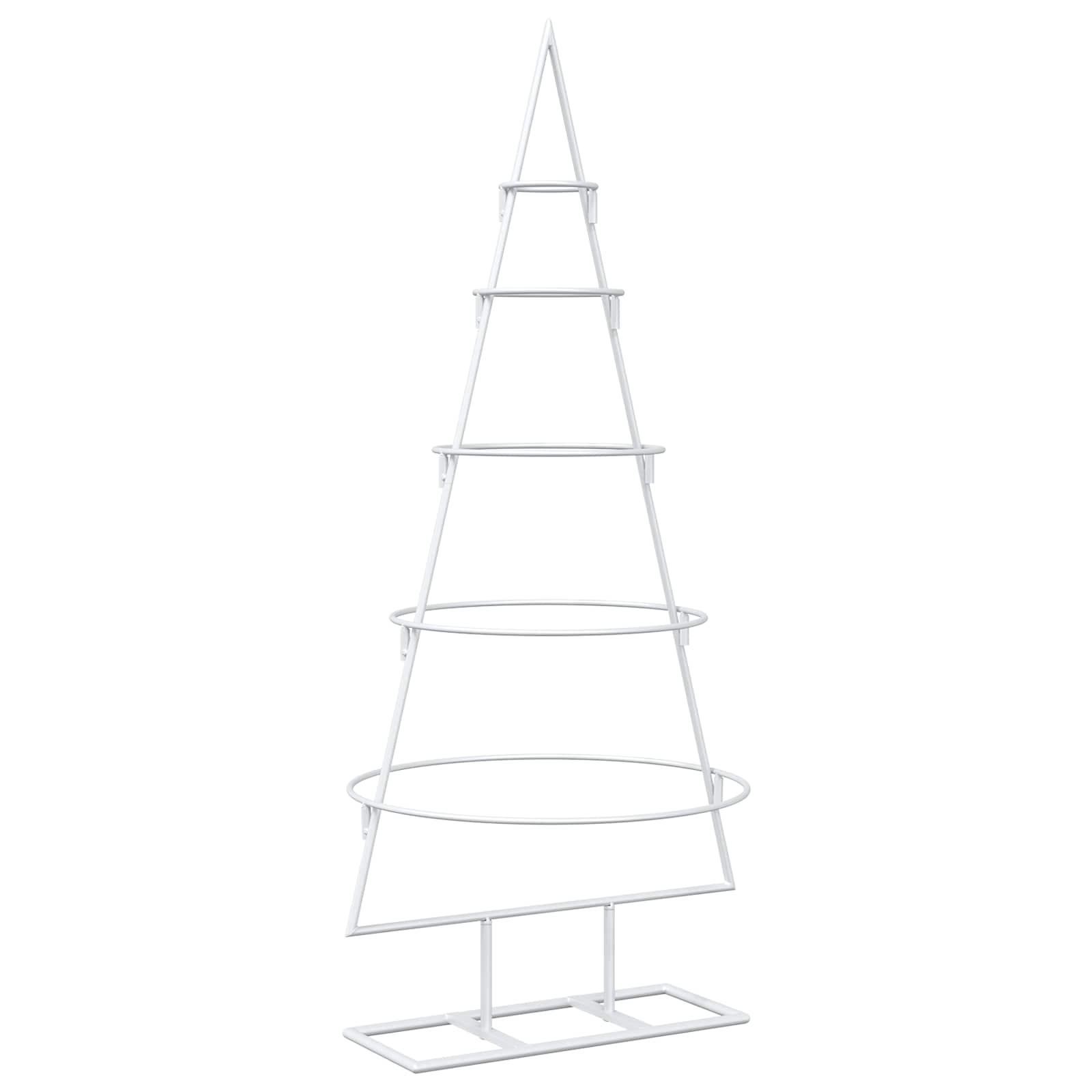 Albero di Natale in metallo con supporto KUOPIO 90 cm Acciaio