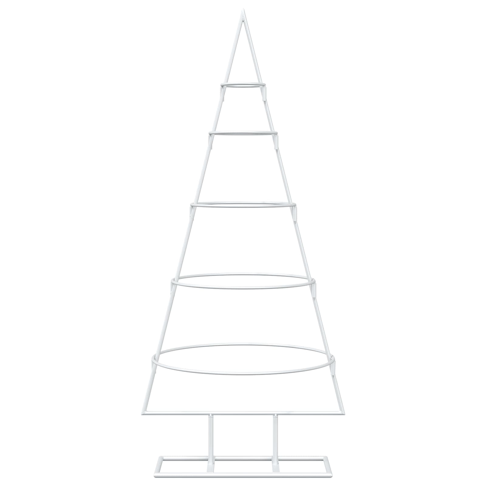 Albero di Natale in metallo con supporto KUOPIO 90 cm Acciaio