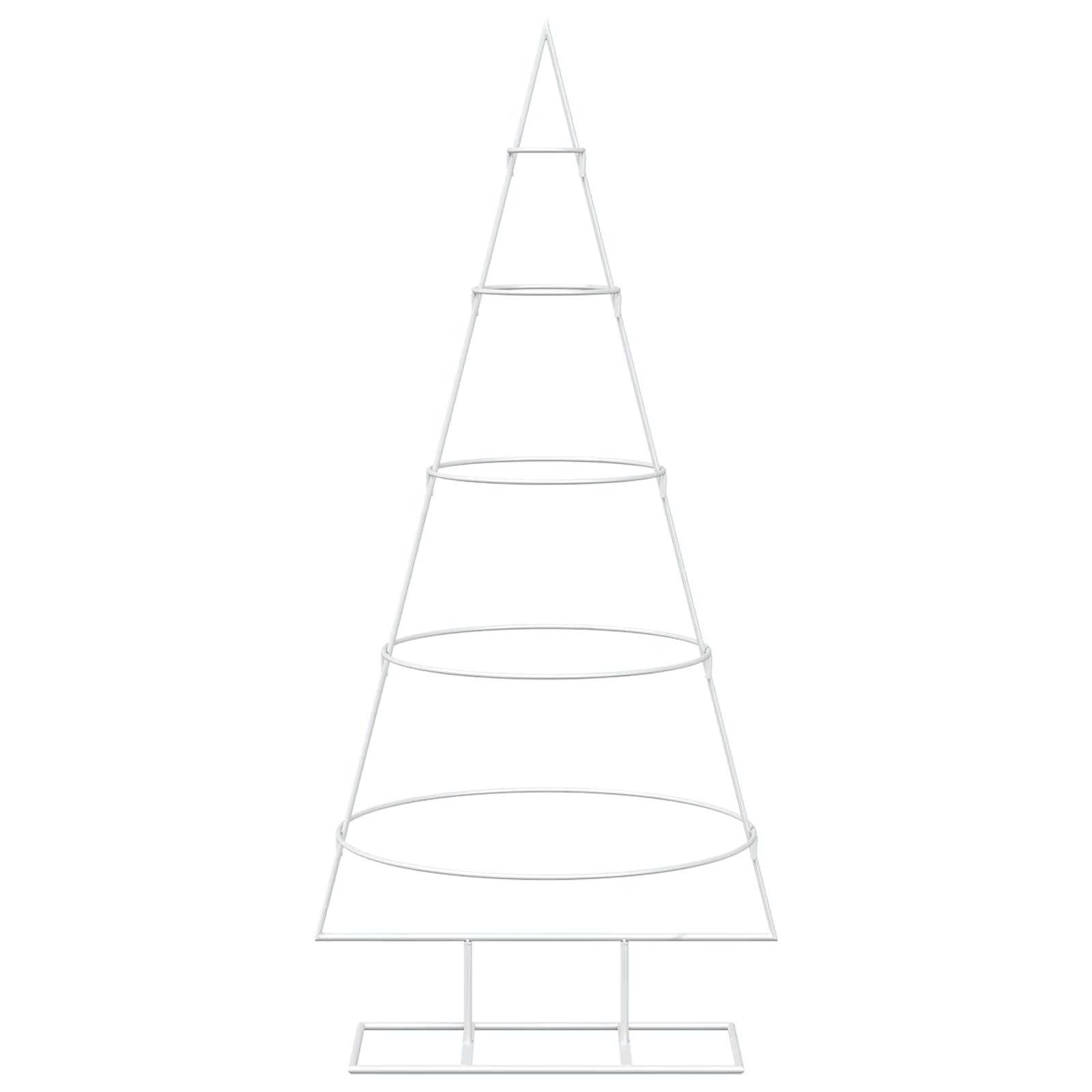 Albero di Natale in metallo con supporto KUOPIO 125 cm Acciaio
