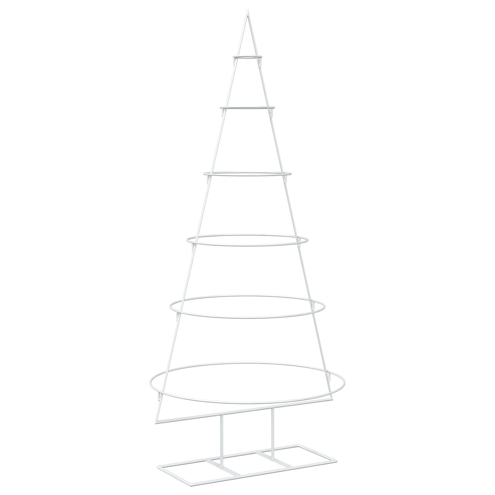 Albero di Natale in metallo con supporto KUOPIO 150 cm Acciaio