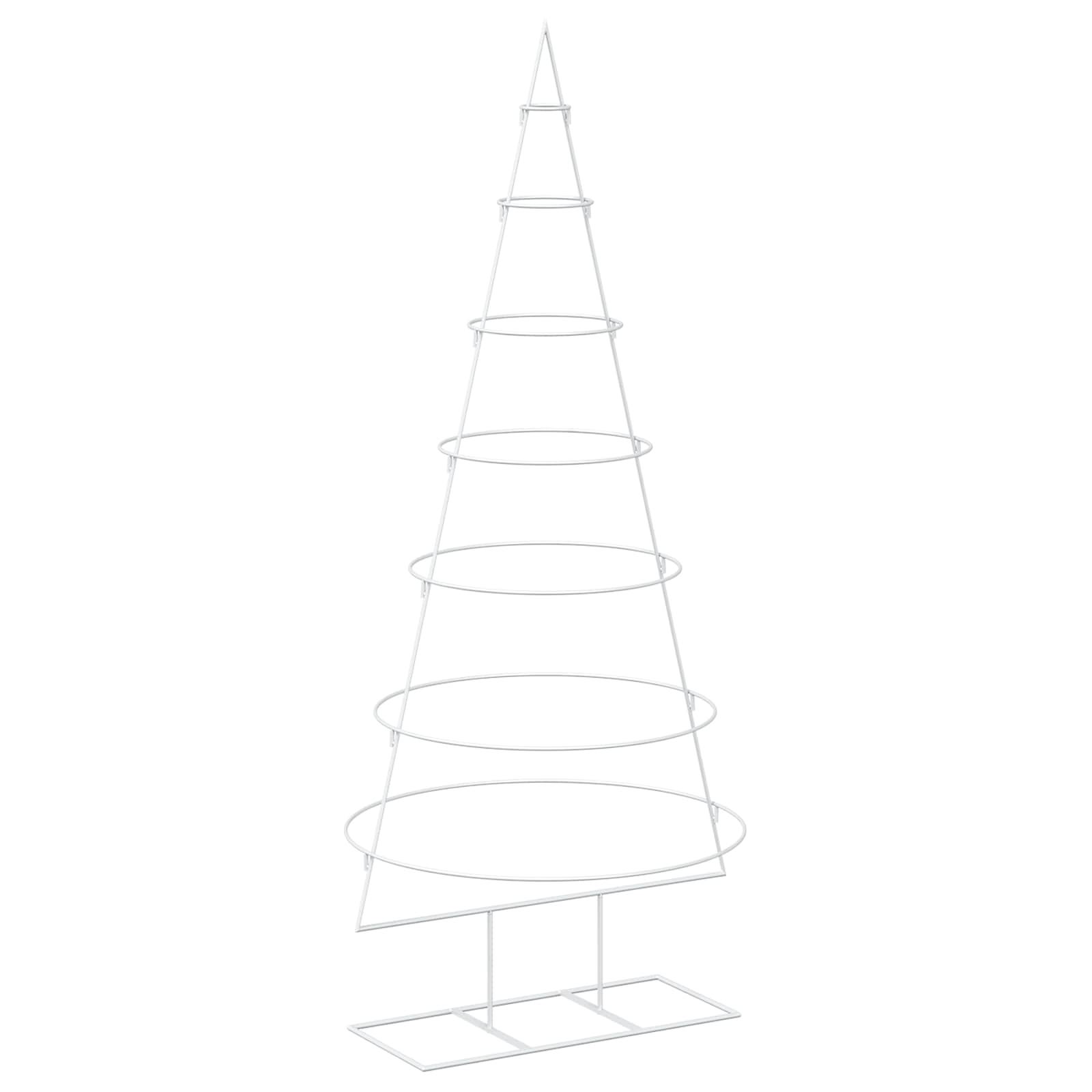 Albero di Natale in metallo con supporto KUOPIO 180 cm Acciaio