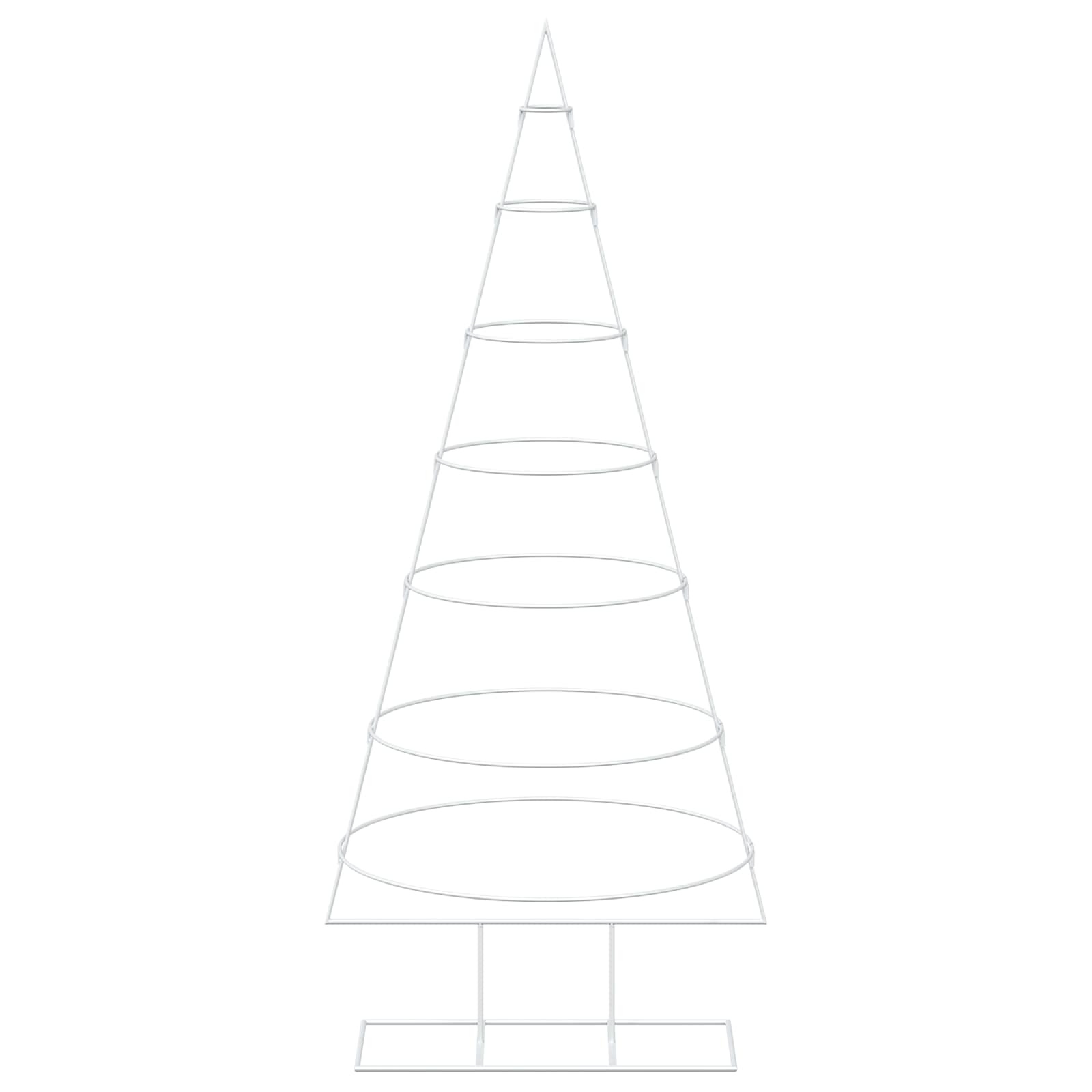 Albero di Natale in metallo con supporto KUOPIO 180 cm Acciaio