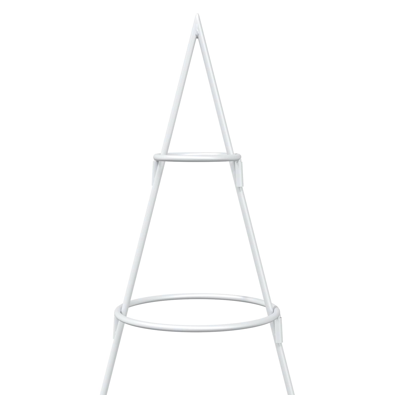 Albero di Natale in metallo con supporto KUOPIO 210 cm Acciaio