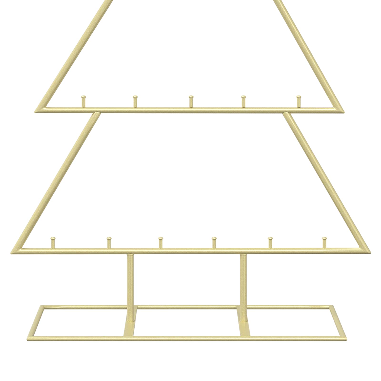 Albero di Natale in metallo con supporto KUOPIO 90 cm Acciaio
