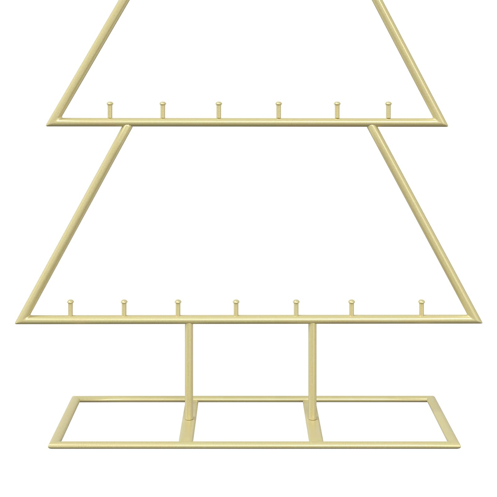 Albero di Natale in metallo con supporto KUOPIO 125 cm Acciaio
