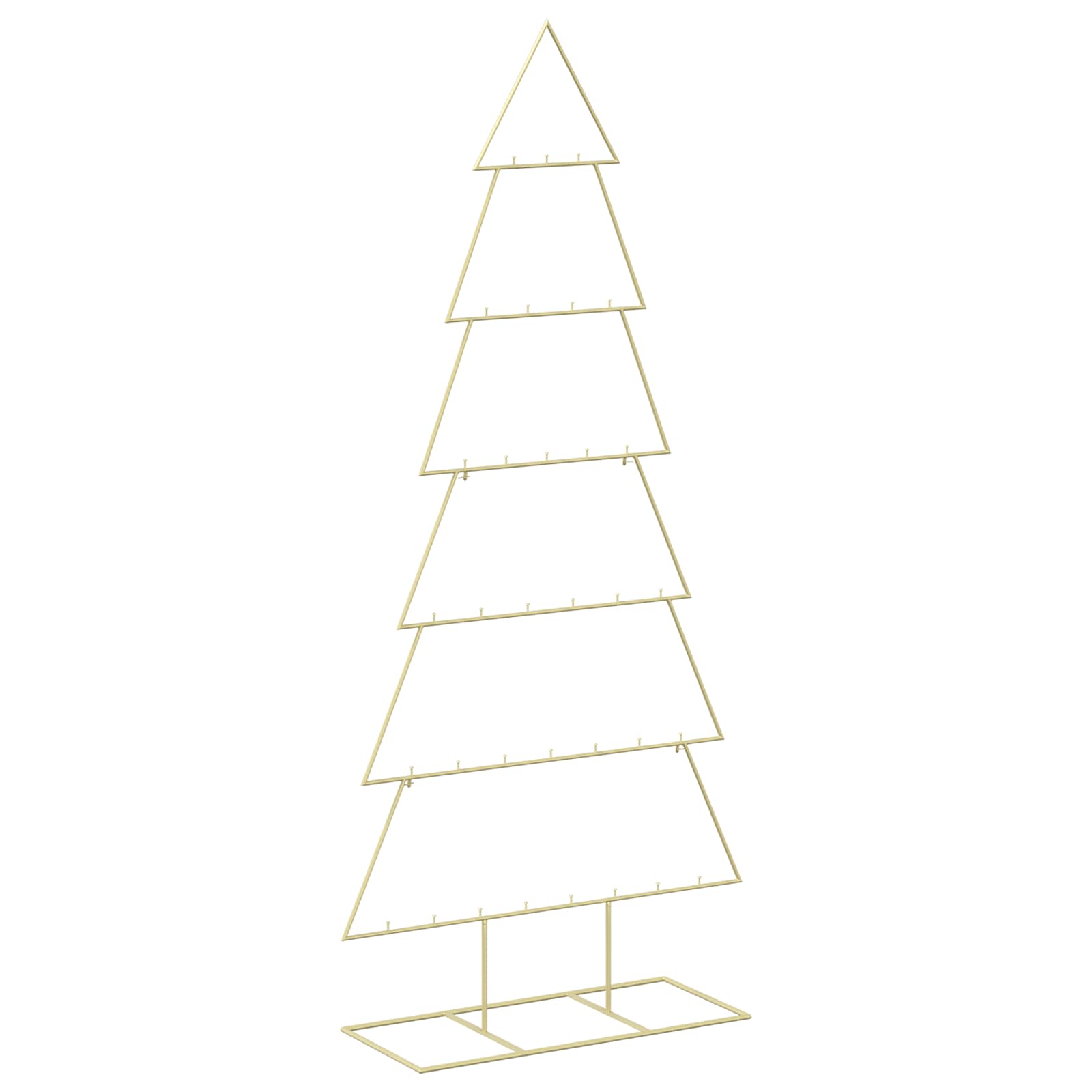 Albero di Natale in metallo con supporto KUOPIO 180 cm Acciaio