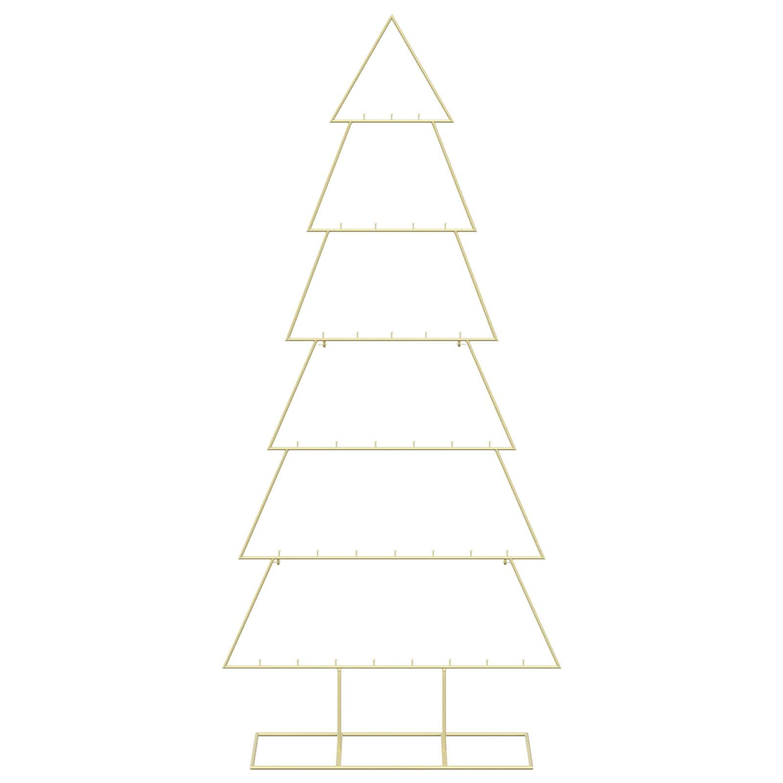 Albero di Natale in metallo con supporto KUOPIO 180 cm Acciaio
