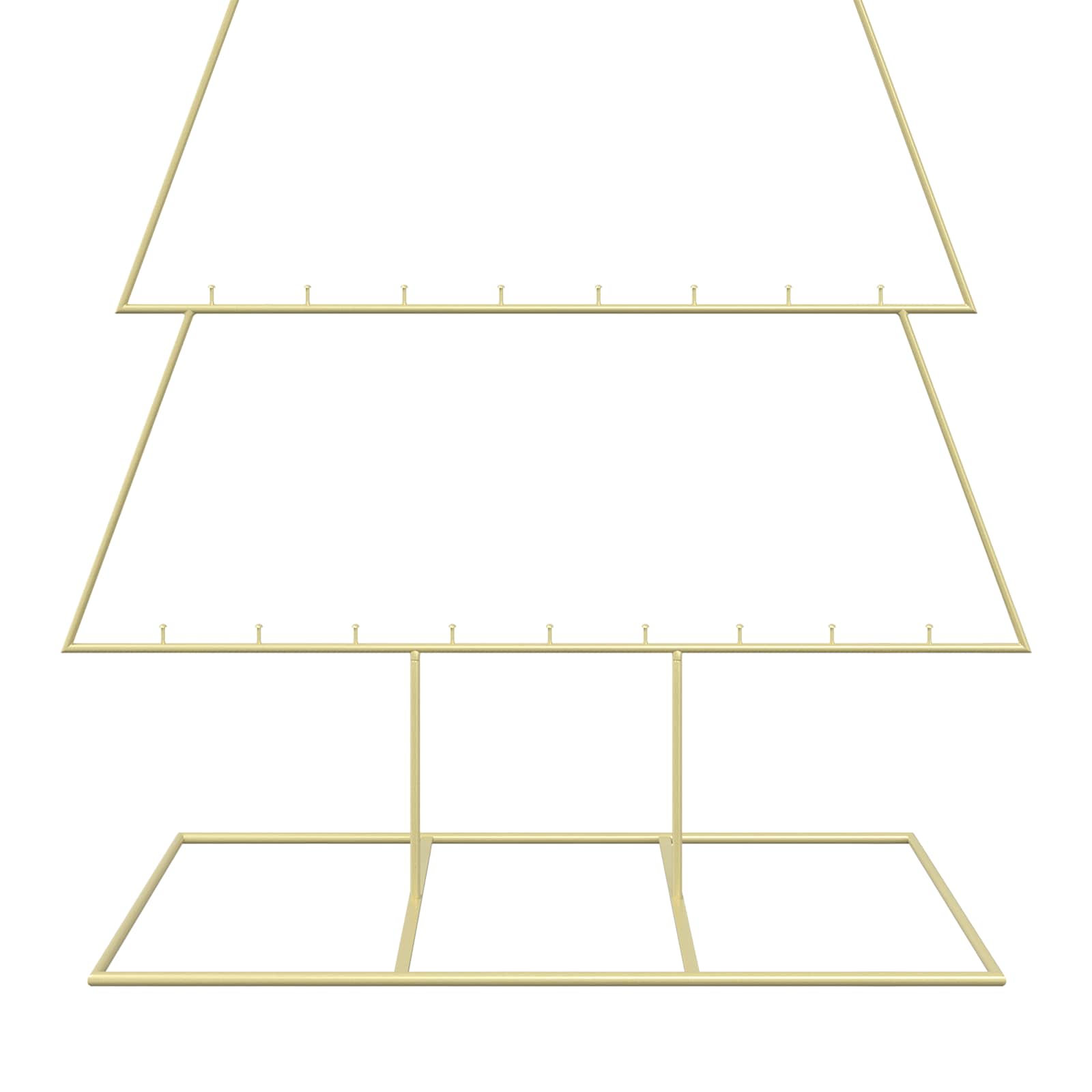 Albero di Natale in metallo con supporto KUOPIO 210 cm Acciaio