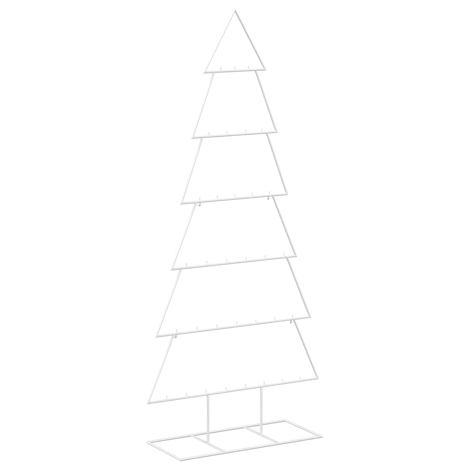 Albero di Natale in metallo con supporto KUOPIO 180 cm Acciaio